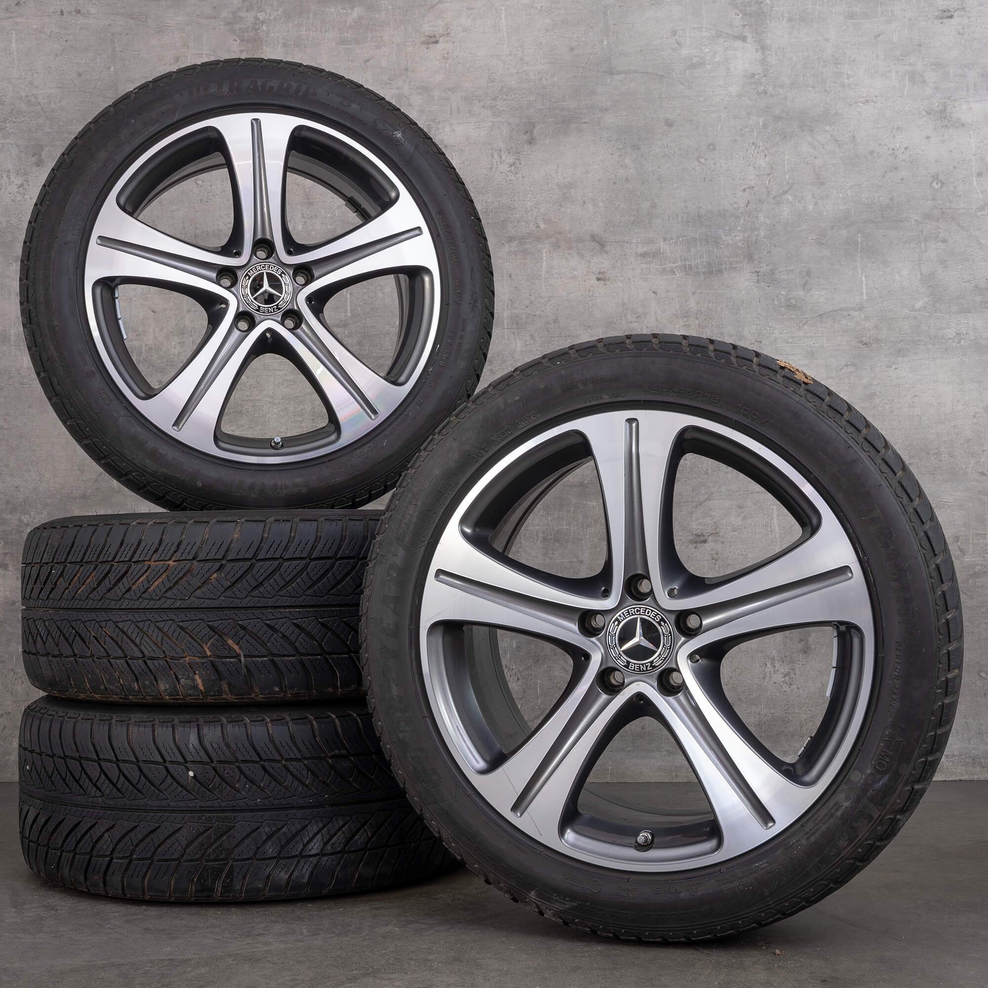 Mercedes Classe E ruote invernali W213 S213 C238 A238 18 pollici pneumatici