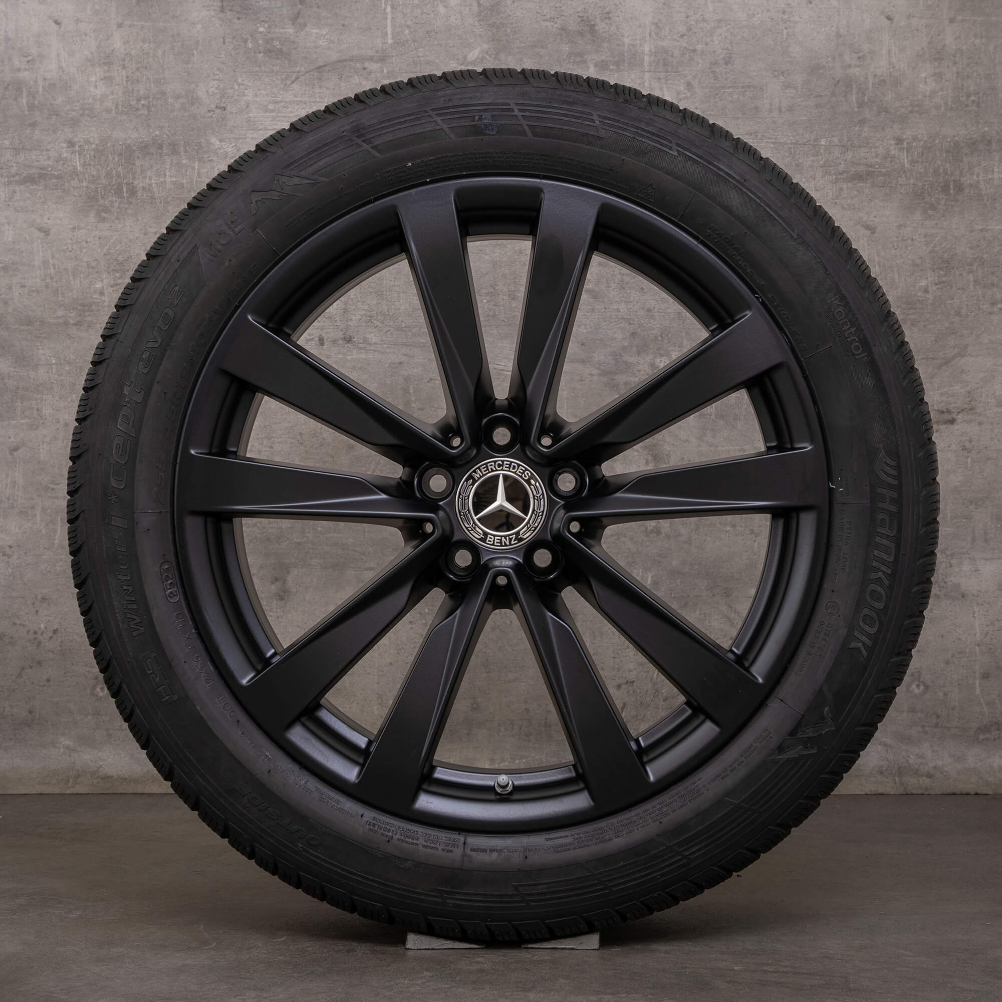 Originele Mercedes S-klasse winterwielen 19 inch W223 V223 X223 velgen A2234013100 zwart mat