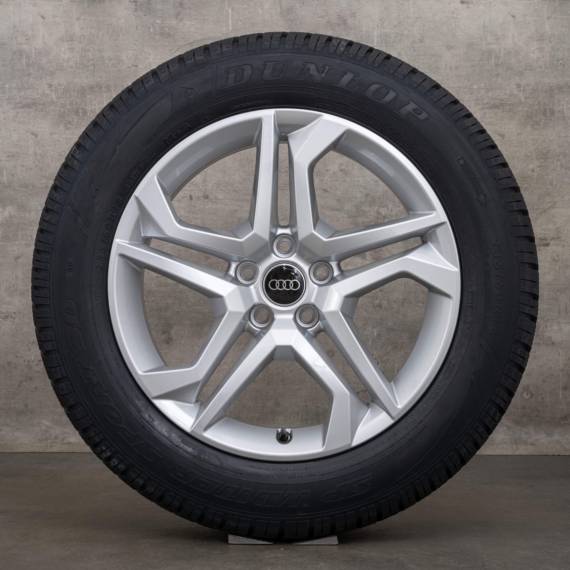 OEM Audi Q5 & Sportback winter wheels 18 inch FY rims 80A601025BD silver