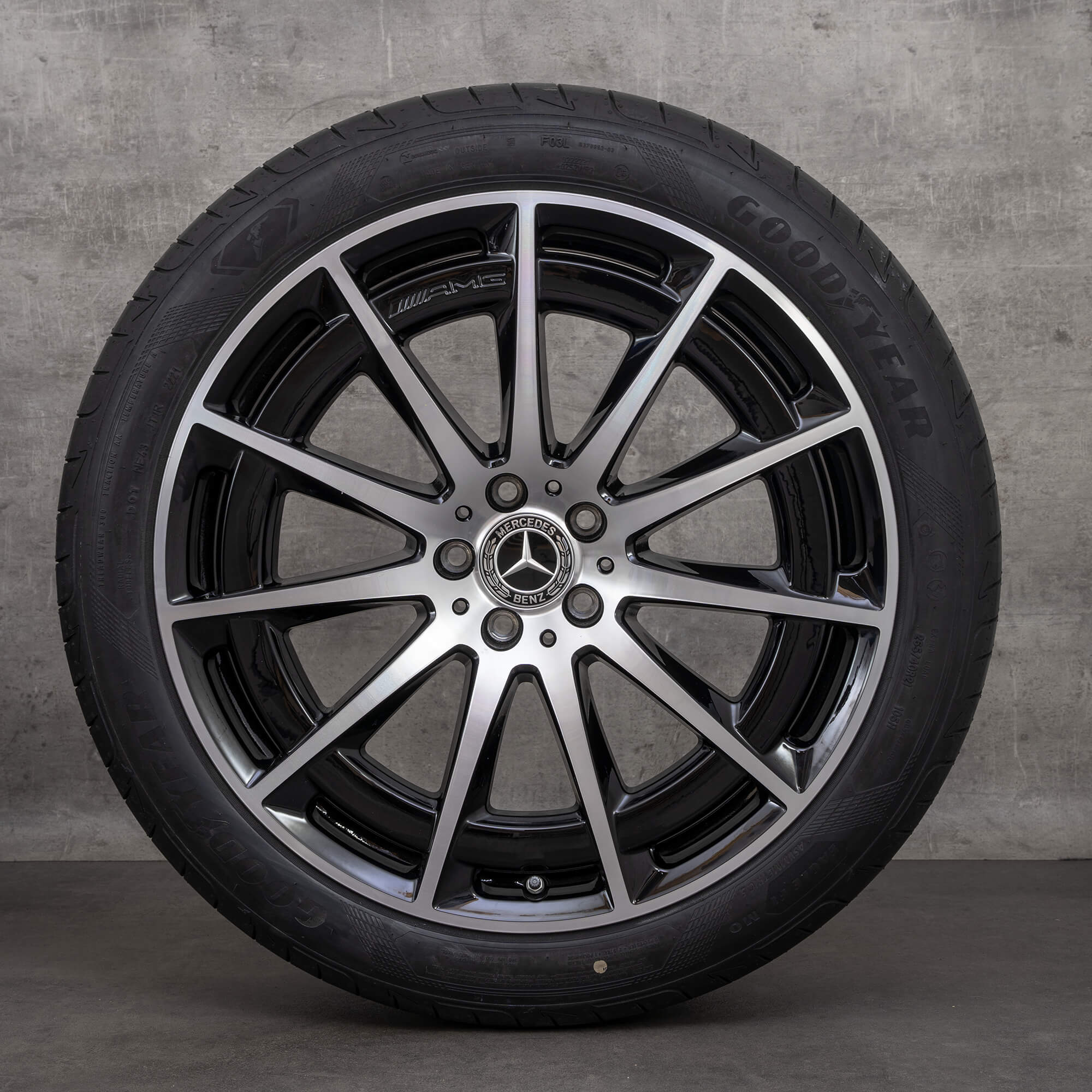 AMG 21 inch velgen Mercedes EQS V297 alloy zomerbanden zomervelgen NIEUW