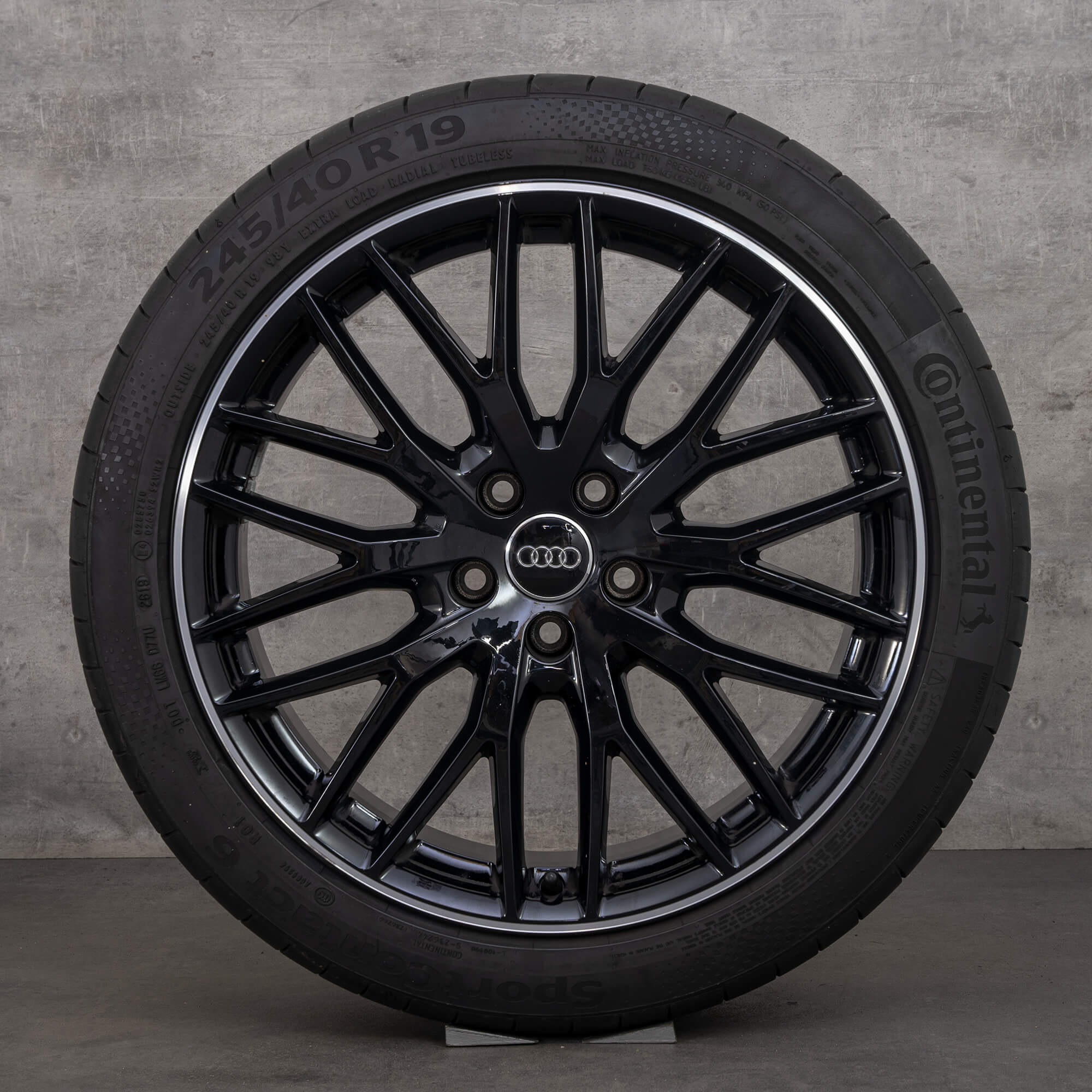 Audi A4 B9 8W Allroad summer wheels 19 inch rims tires 8W9601025H