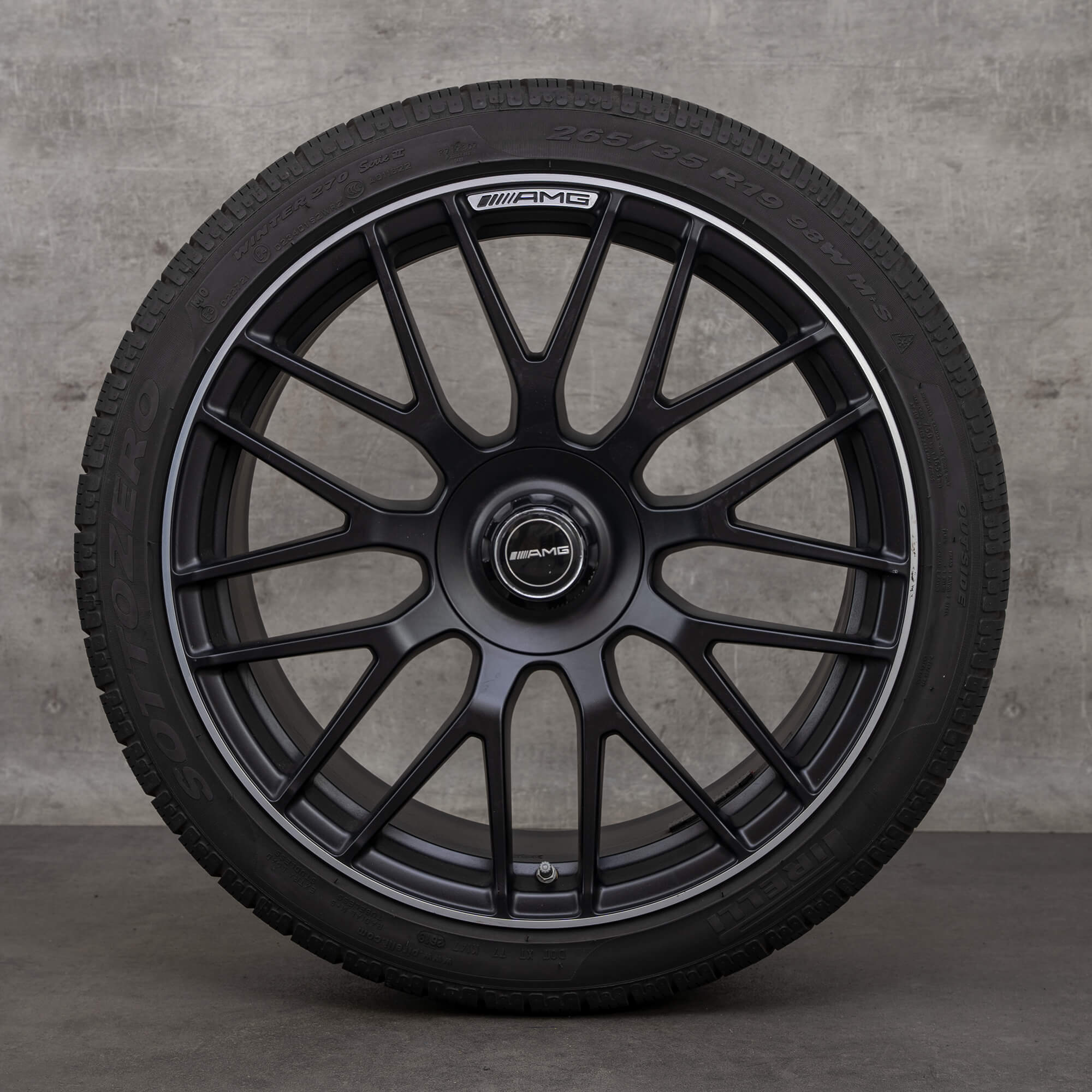 AMG Mercedes Benz jantes 19 pouces C63 S W205 S205 roues hiver pneus hiver