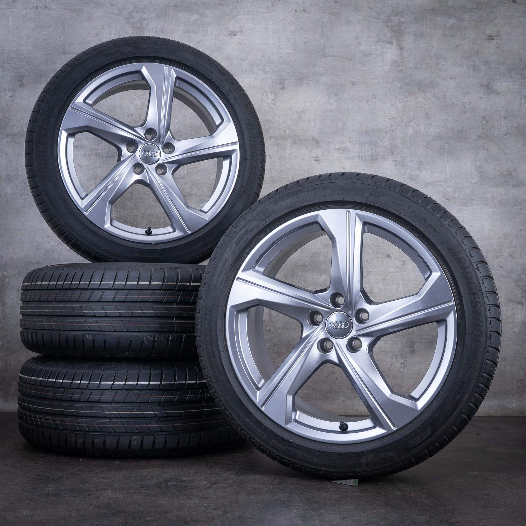 Ruote invernali originali Audi A6 da 19 pollici 4K C8 4K0601025EP antracite NUOVI