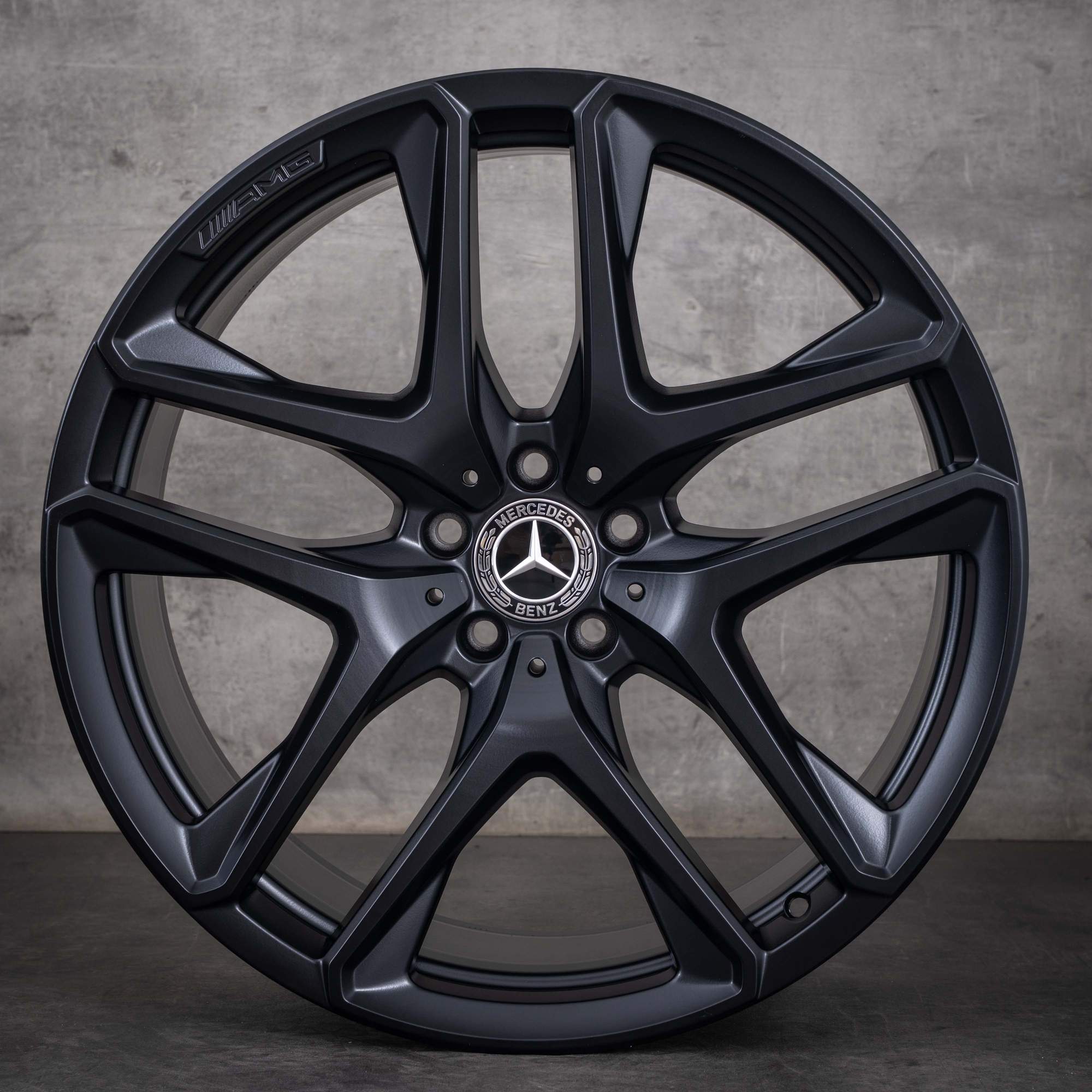 Original Mercedes Benz GLE 53 63 AMG 4Matic+ Felgen 21 Zoll X167 C167 Hybrid A1674014200 A1674014300 schwarz matt