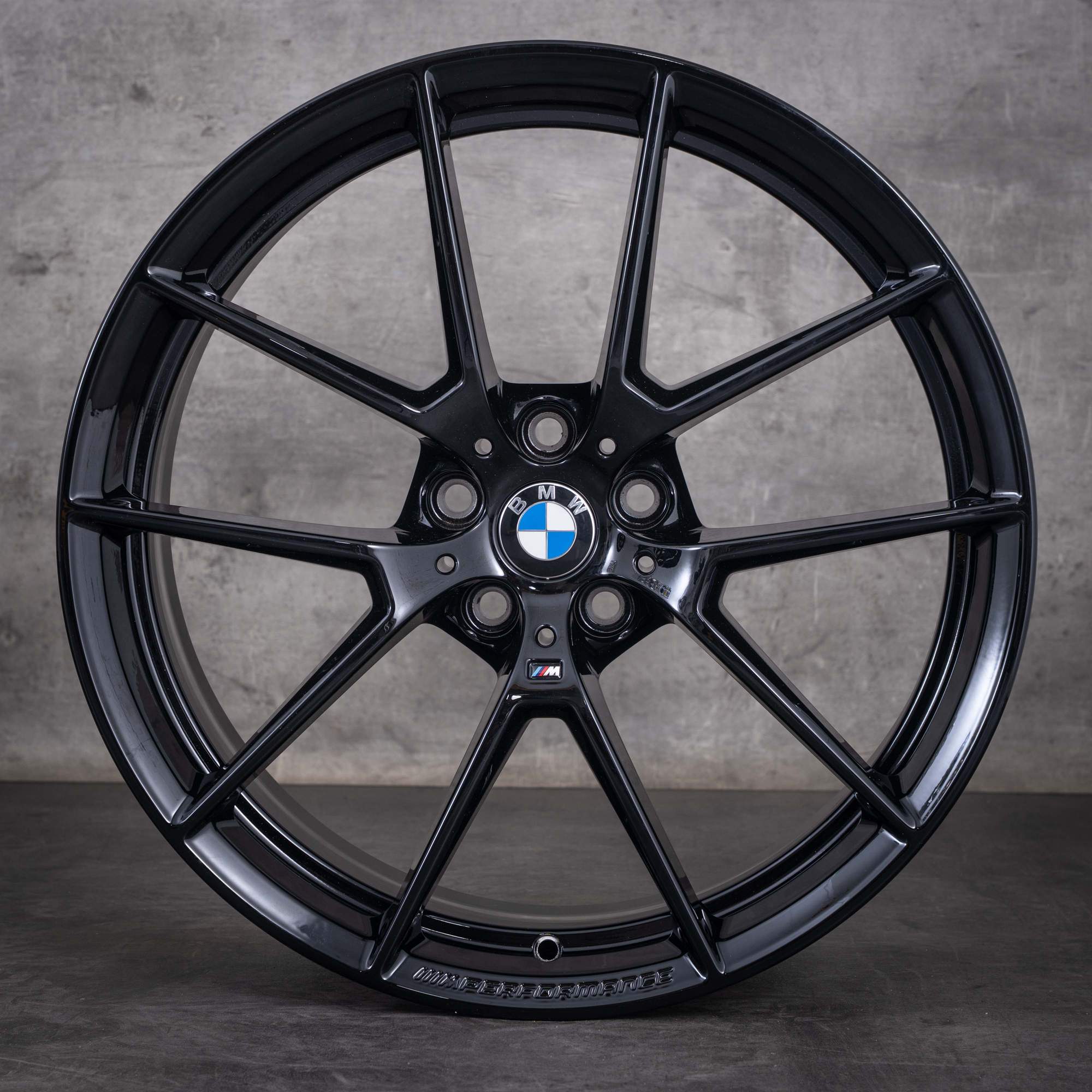Original BMW 8er Felgen 20 Zoll G14 G15 G16 Styling 763 M 6885457 6885458 schwarz hochglanz NEU