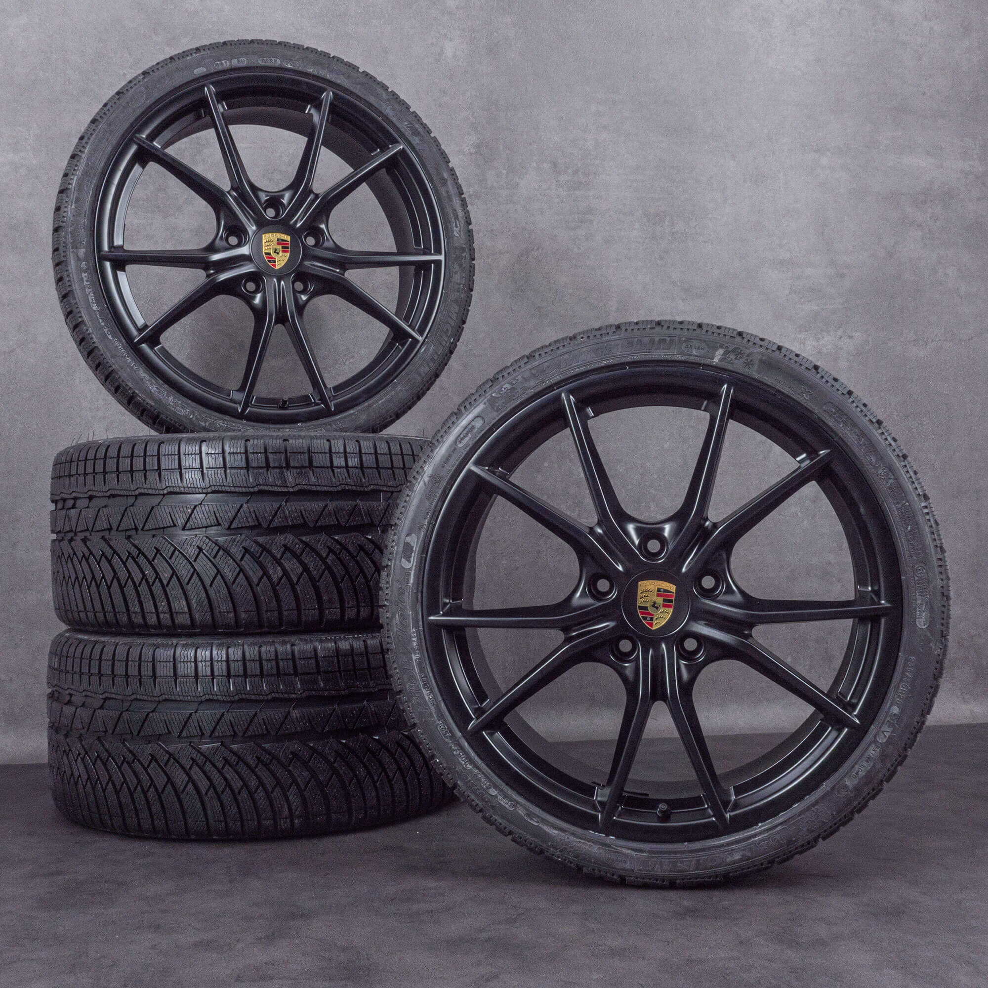 Originální 20 palcové disky Porsche Cayman GT4 Spyder 982 Winterrder zimni pneumatiky