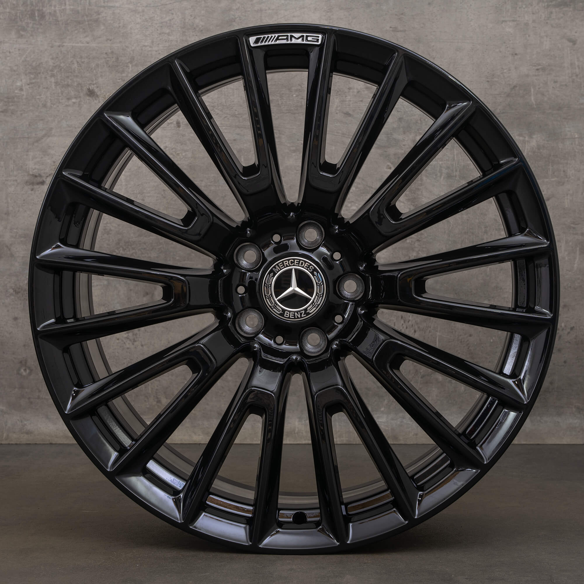 Original AMG Mercedes G Klasse W465 22 Zoll Felgen A4654011000 schwarz