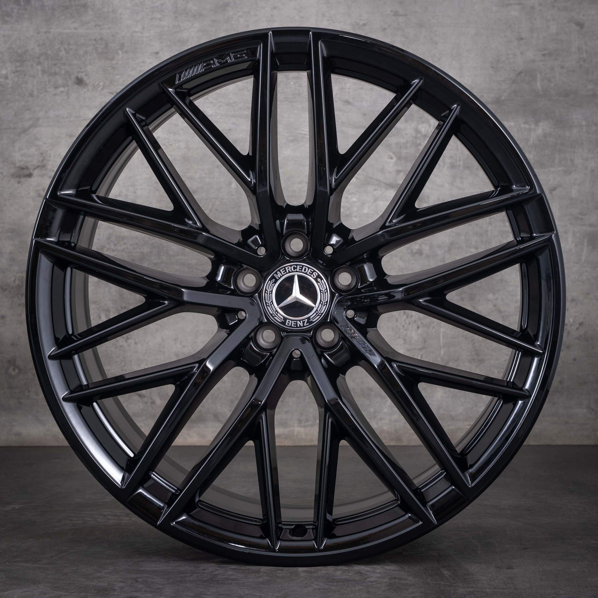 Oryginalne felgi Mercedes-Benz GLC 43 AMG 21 cali C253 X253 A2534015700 A2534015800 czarne z połyskiem