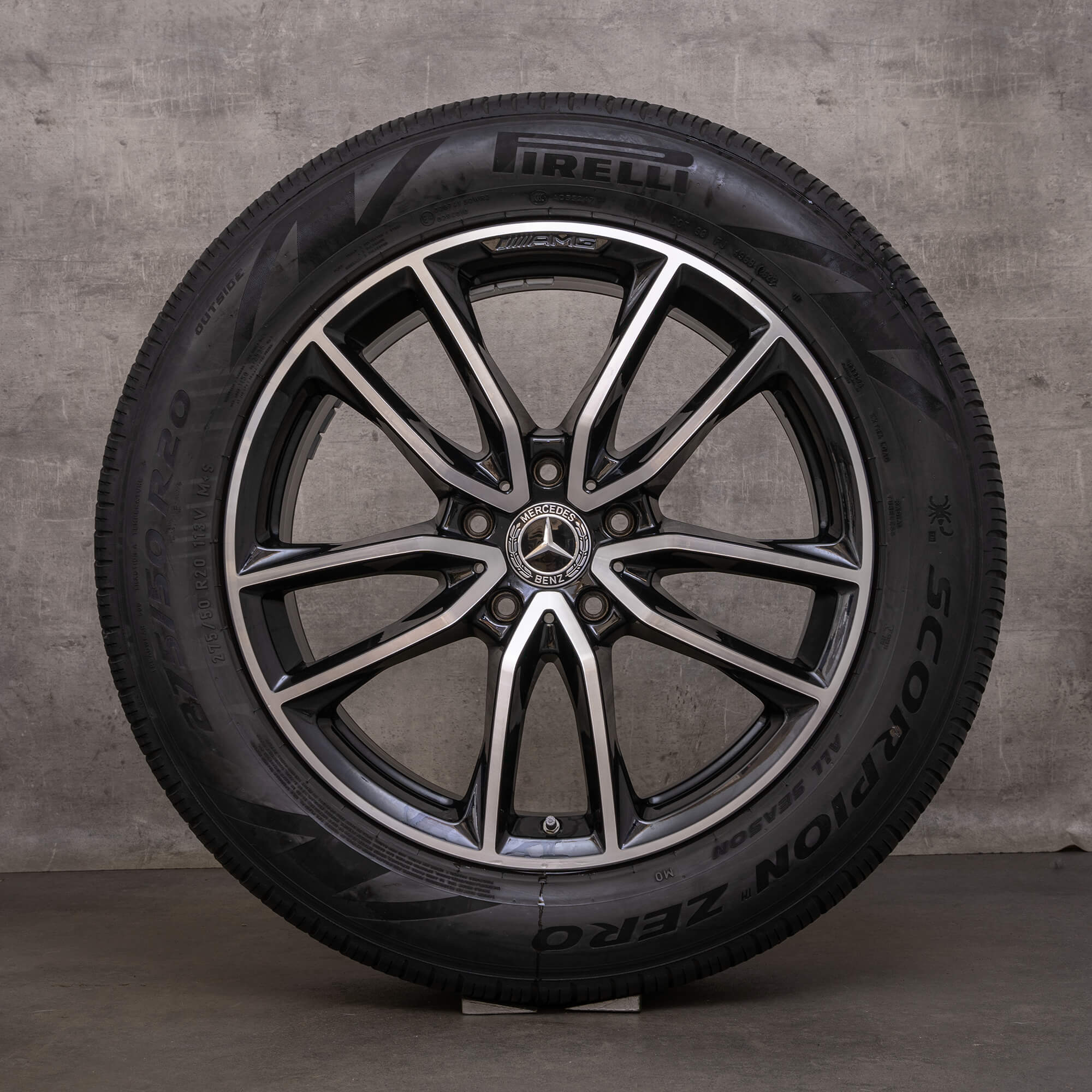 Originele Mercedes Benz G-Klasse G350d G400d G500 AMG wielen 20 inch W463A zomerwielen A4634013900 zwart gepolijst