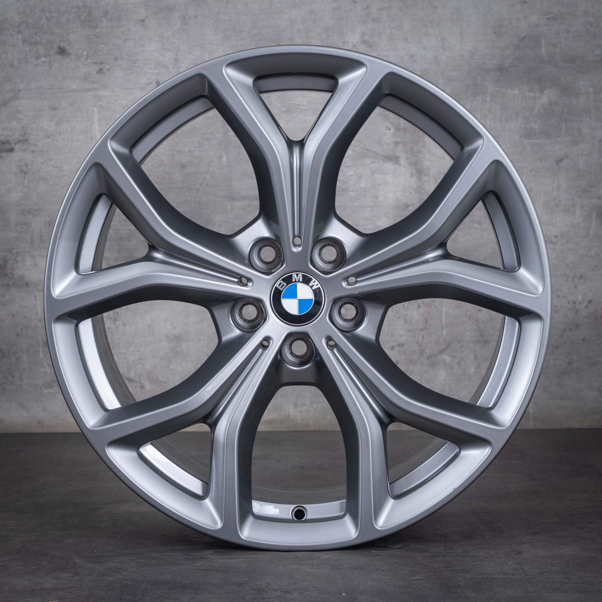 Originali BMW X5 X6 cerchi auto 19 pollici G05 G06 styling 735 6883752 grigio ferro lucido