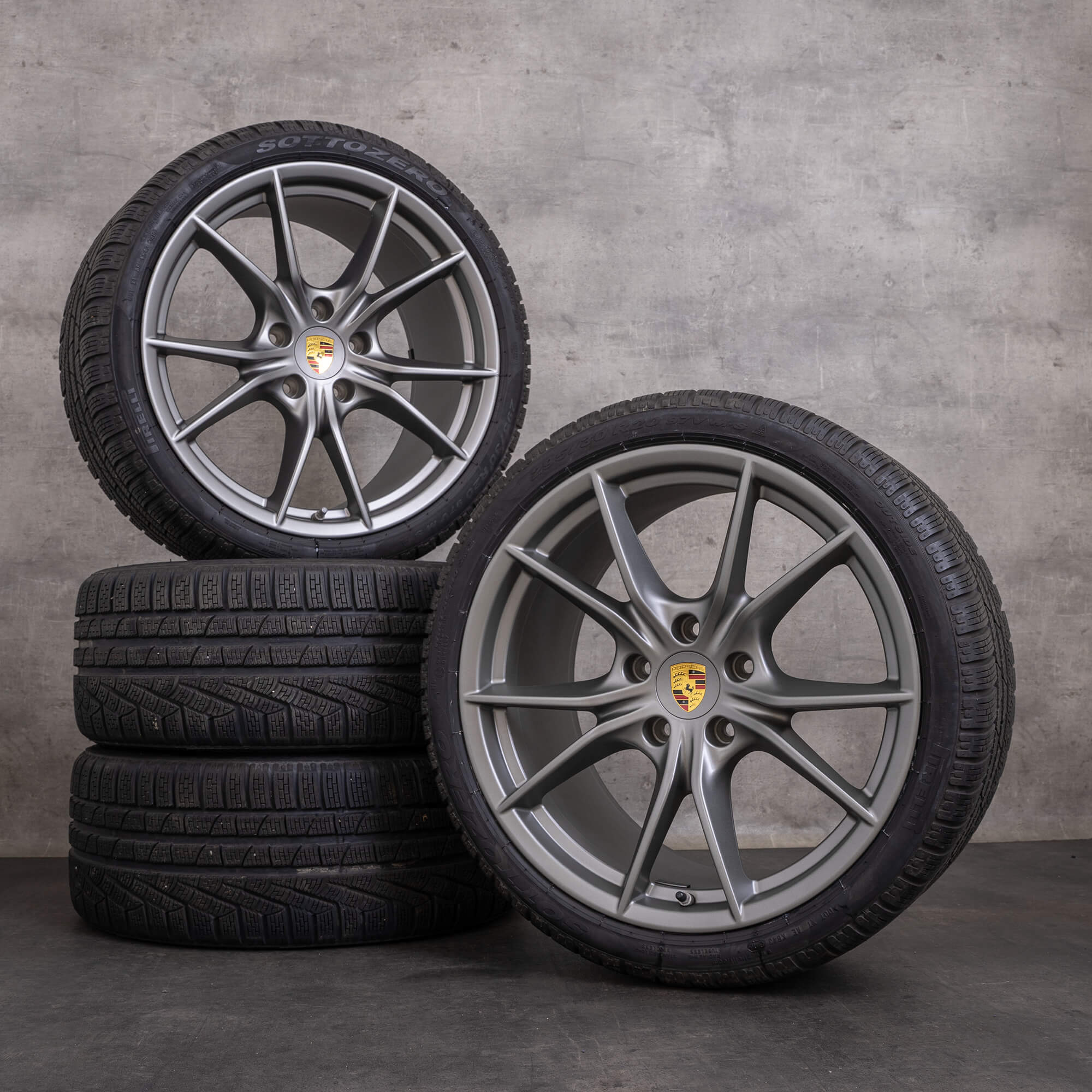 OEM Porsche 911 snow tire packages 20 inch 991 II Carrera 4 & S GTS ...
