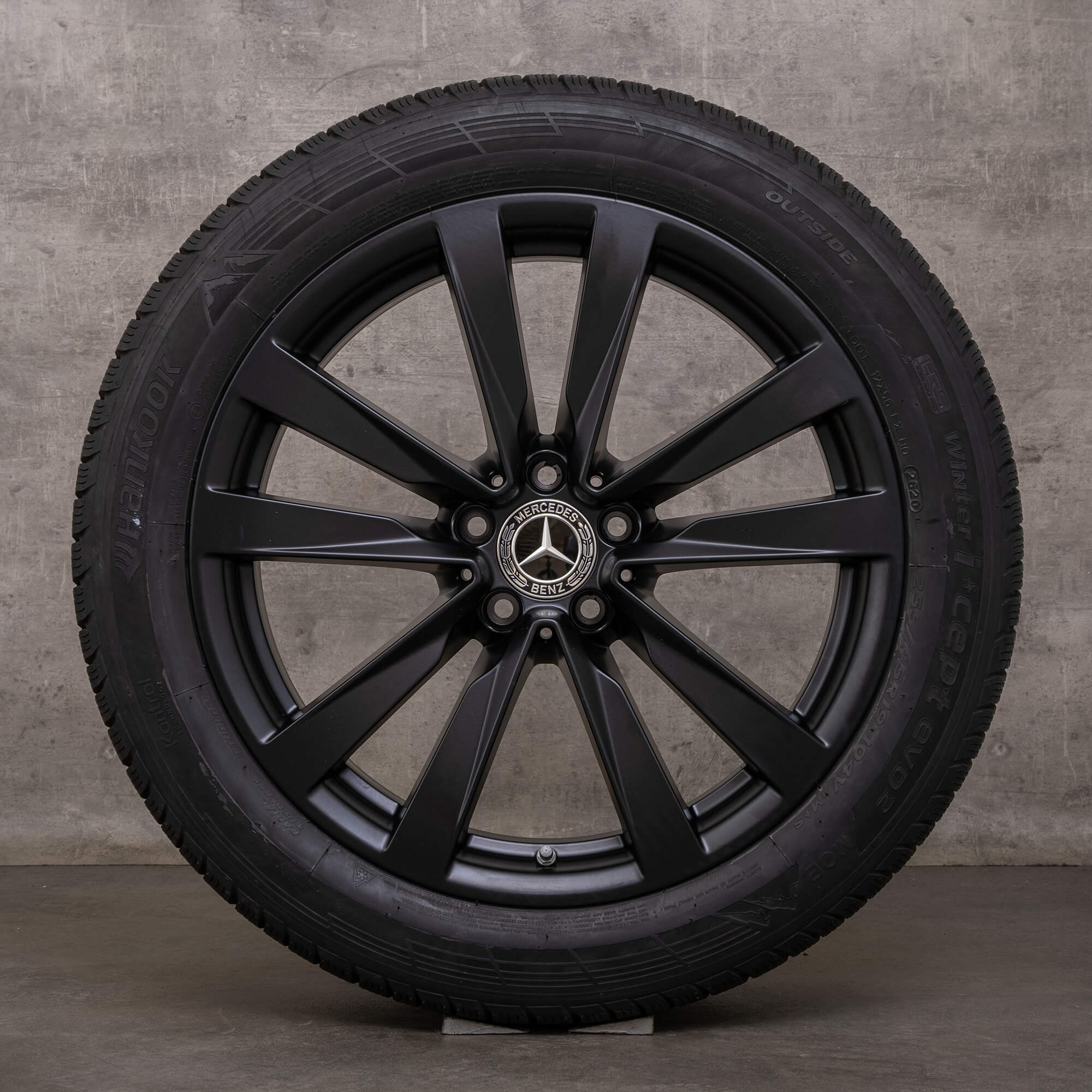 Originele Mercedes S-klasse winterwielen 19 inch W223 V223 X223 velgen A2234013100 zwart mat