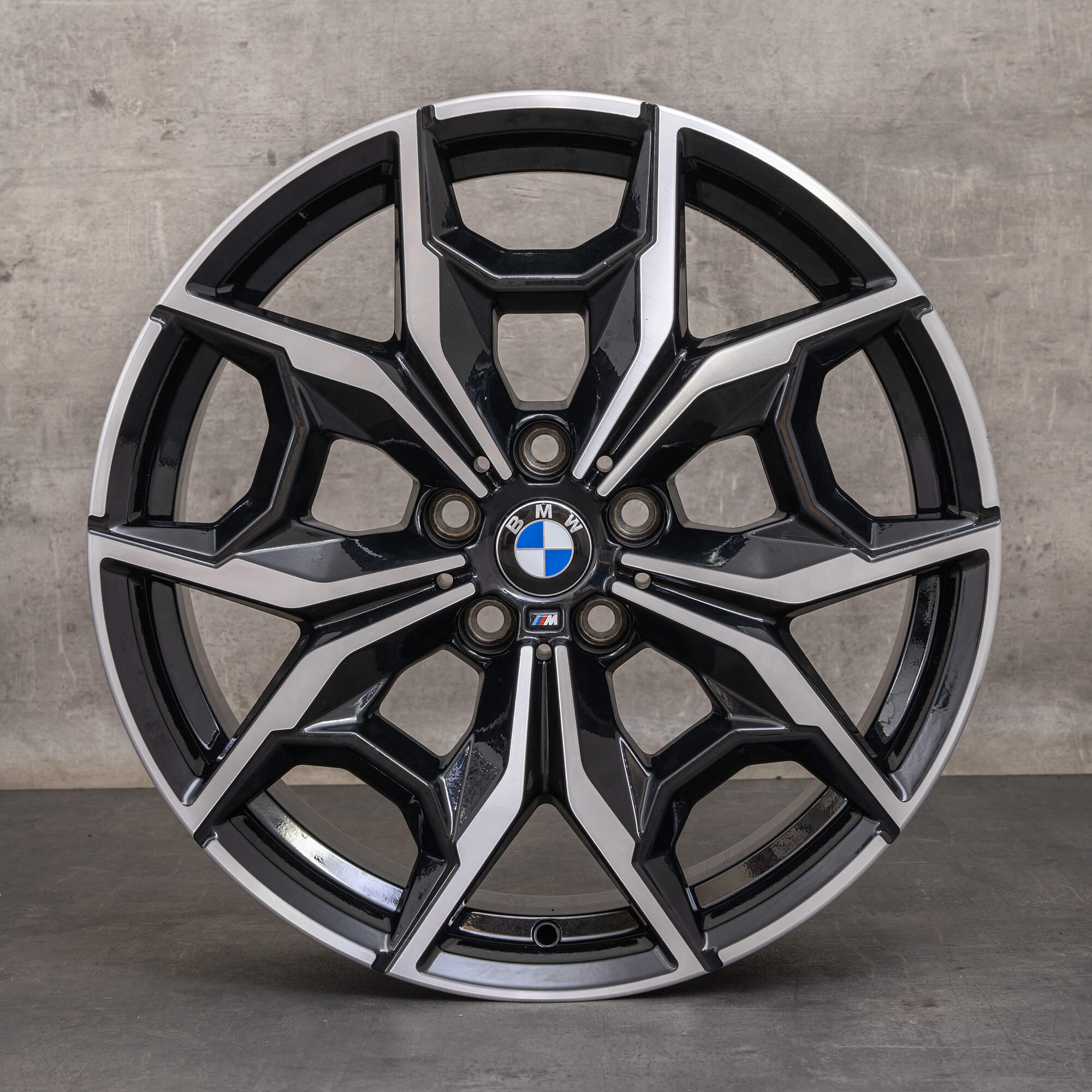 Originale BMW X3 X4 cerchi 19 pollici G01 G02 Styling 887 M 7916263 nero lucido tornito