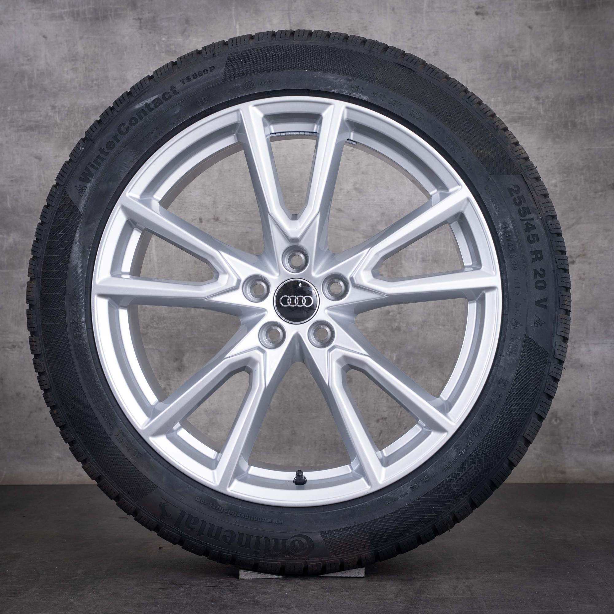 OEM Audi Q5 SQ5 winter wheels 20inch FY rims Vox Design 80A071490C Glossy Silver NEW - wheel 2 of 4
