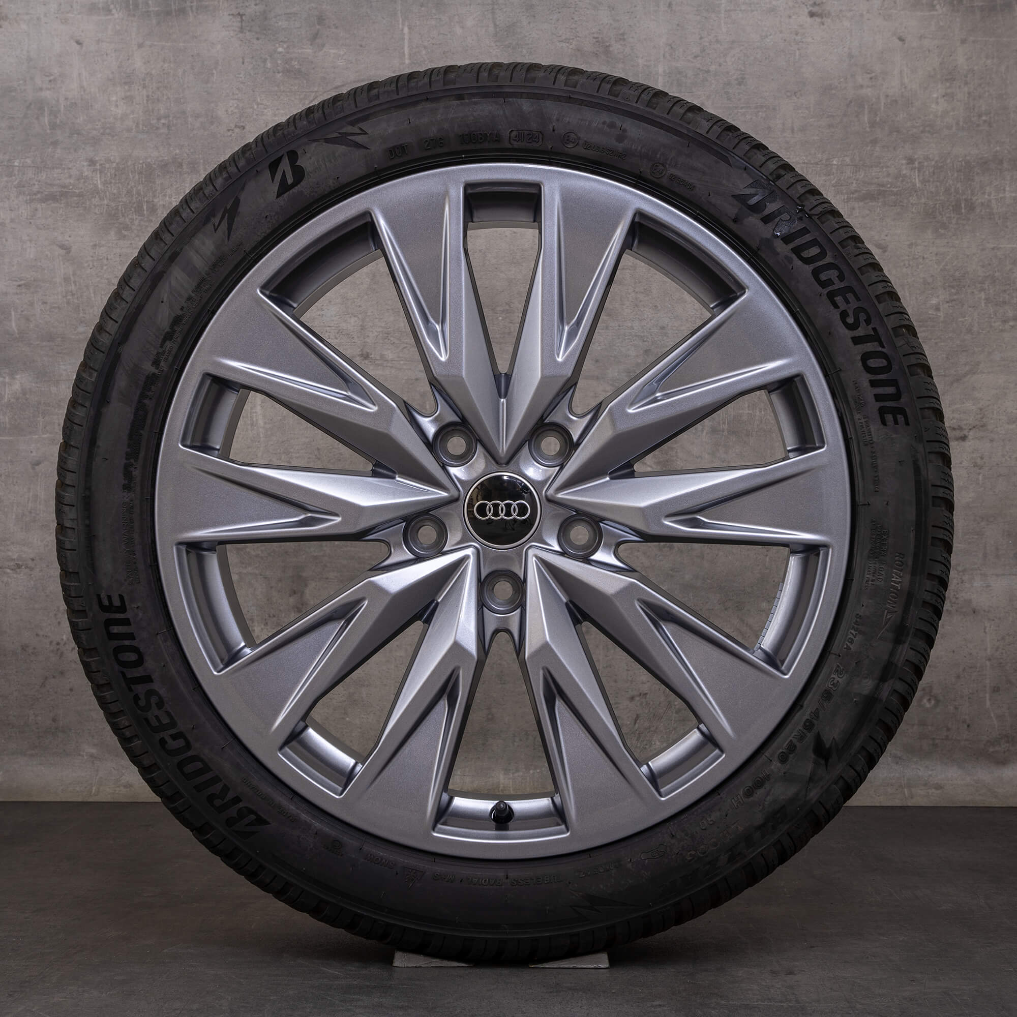 Original Audi A6 S6 e tron Felgen 20 Zoll GH Sommerräder 85E601025B 85E601025C anthrazit glanz