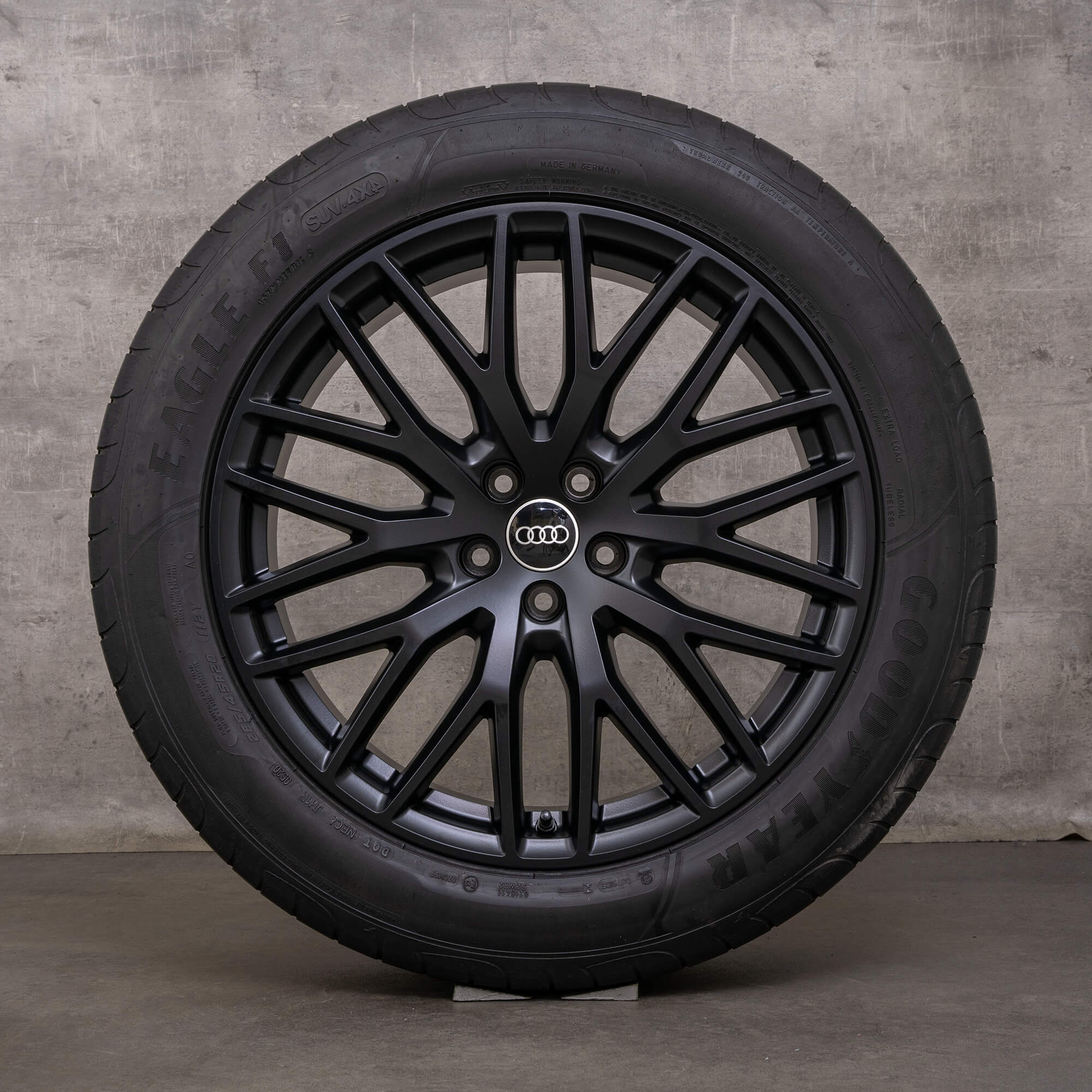 Original Audi Q7 SQ7 Jantes 20 pouces 4M roues d'été 4M0601025Q noir mat