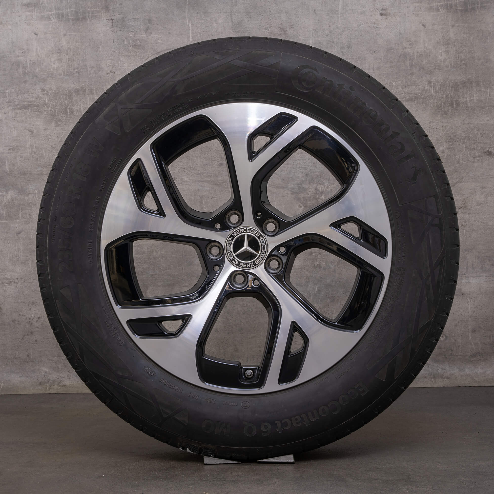 OEM Mercedes Benz GLC wheels 18 inch X254 summer A2544010100 black