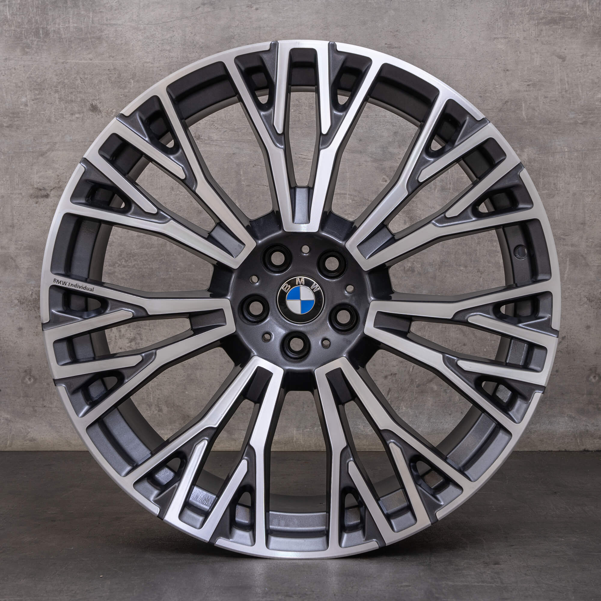 Jantes originais BMW X5 X6 22 polegadas G05 G06 6883763 6883764 Styling 745i orbit grey glossy turned