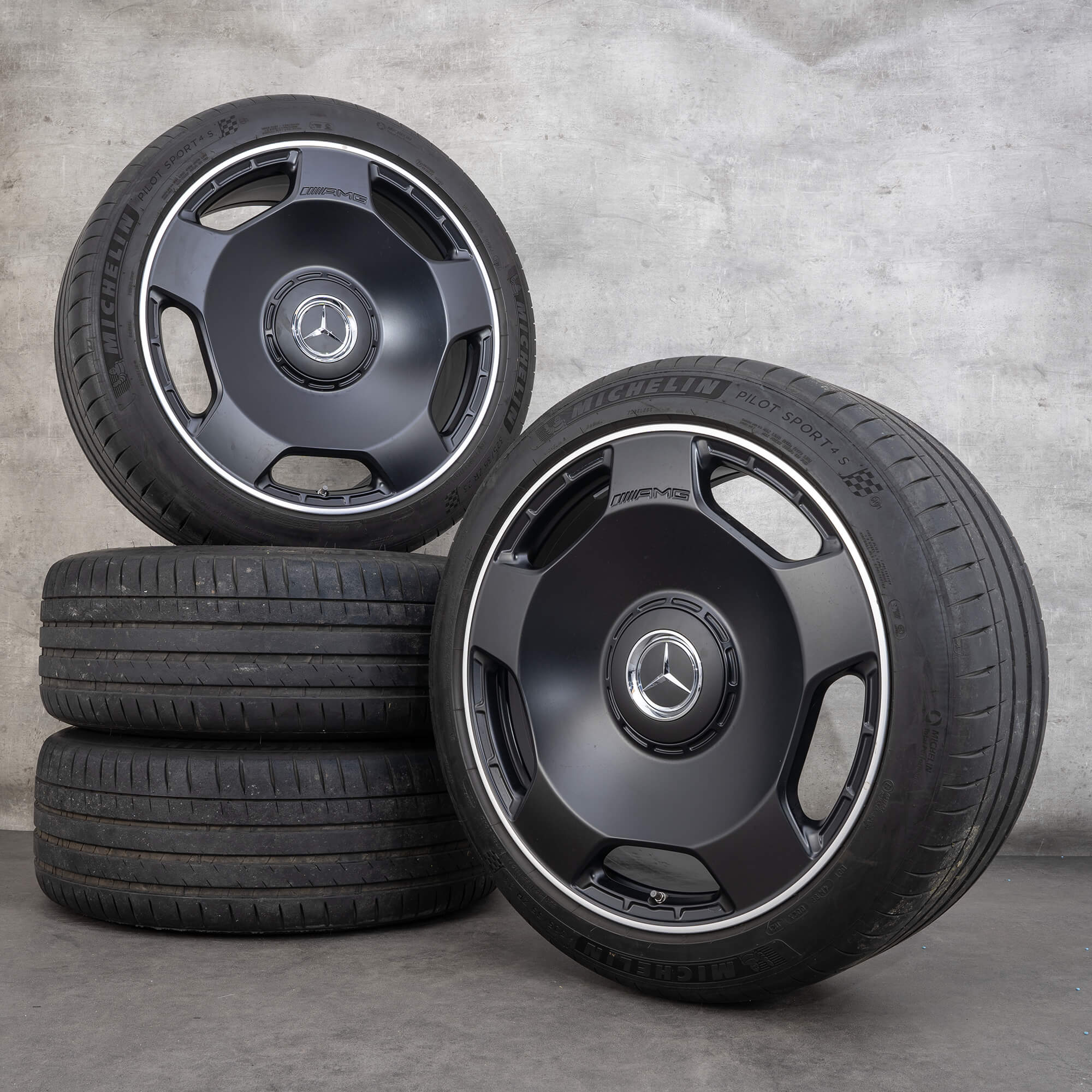AMG 23 inch rims Mercedes Benz GLS63 X167 summer tires summer wheels