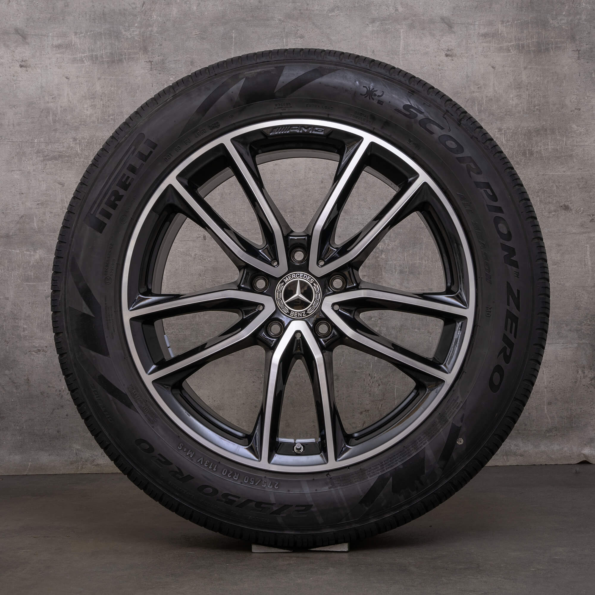 Originele Mercedes Benz G-Klasse G350d G400d G500 AMG wielen 20 inch W463A zomerwielen A4634013900 zwart gepolijst