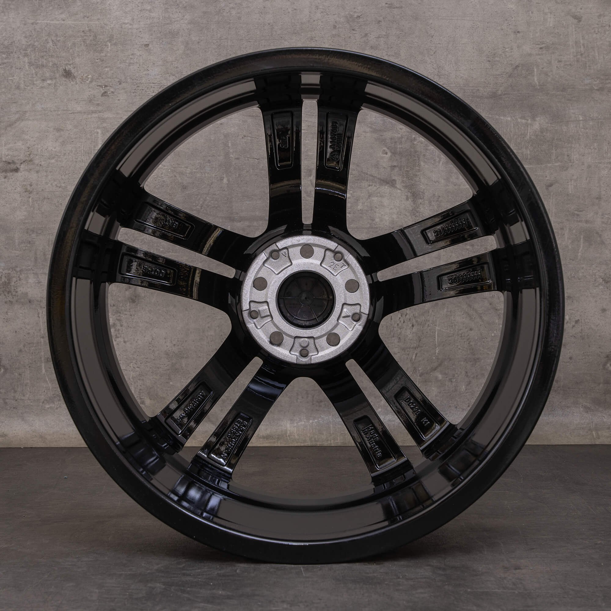Orijinal Mercedes Benz GLE Jant 20 inç X167 C167 A1674012400 siyah parlak