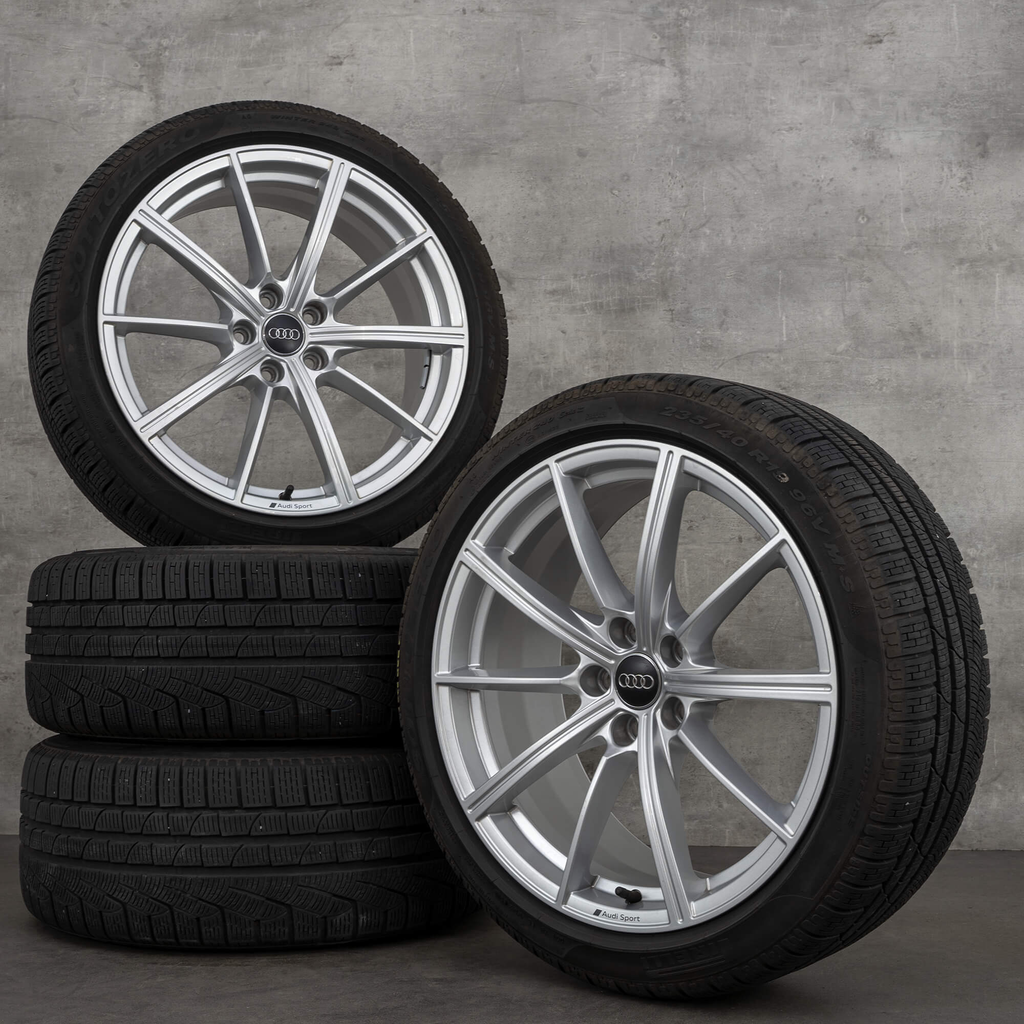 Audi 19 inch rims RS4 RS5 B9 8W aluminum winter wheels tires 8W0601025CP