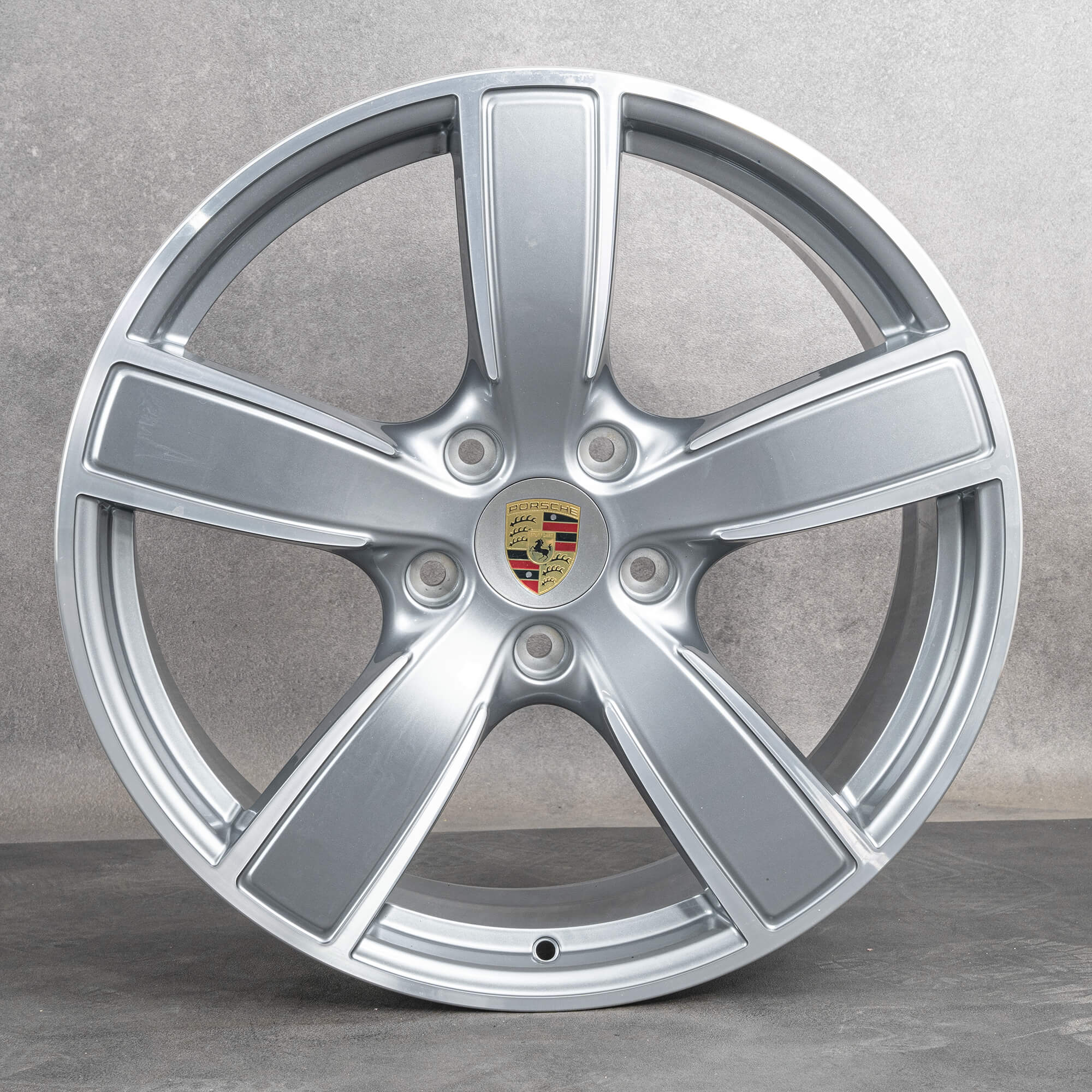 Oryginał Porsche 911 Felga 20 cali 991 Carrera Sport 99136272200 Platinum silver - OU7
