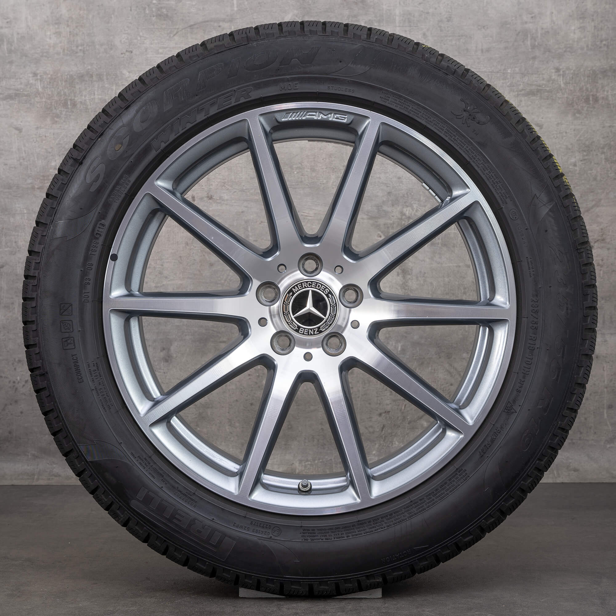 AMG 19 tommer Mercedes Benz fælge GLC63 C253 X253 vinterhjul A2534013400