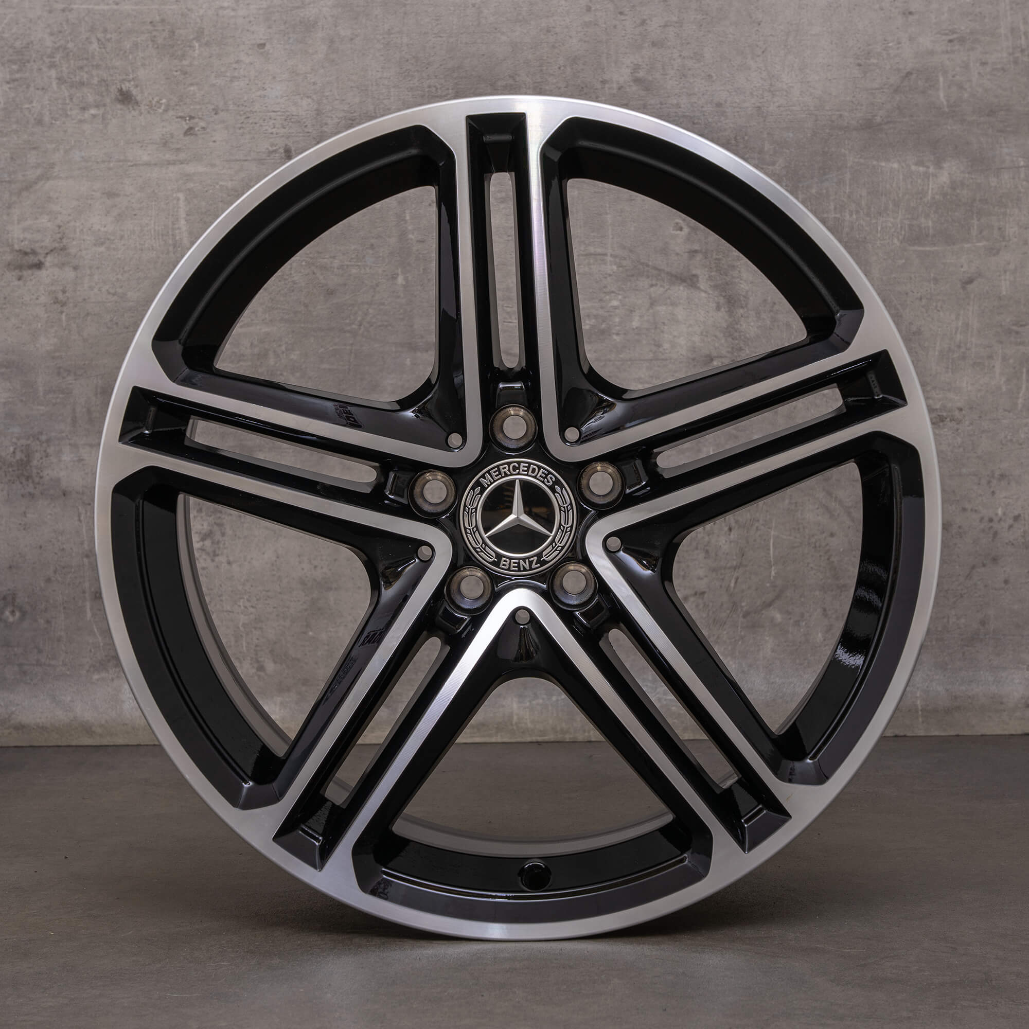 Originale Mercedes CLS fælge 19 tommer C257 A2574011200 A2574011300 sort blank drejet NYT