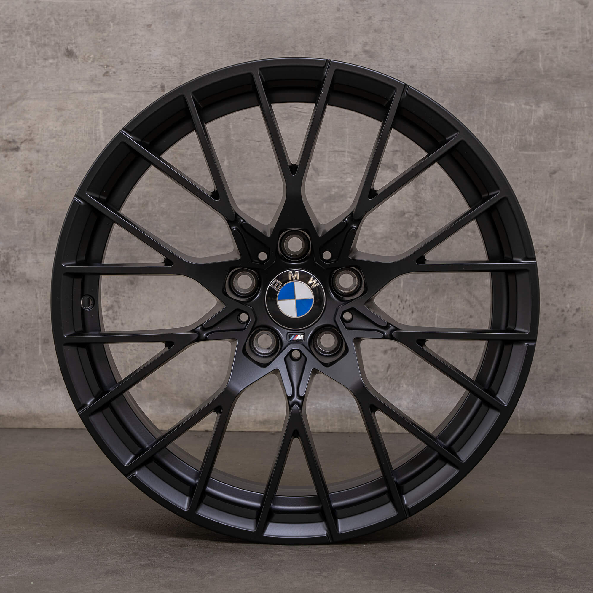 Original BMW M2 felger 19 tommer F87 Styling 788 M 8073847 8073848 svart matt