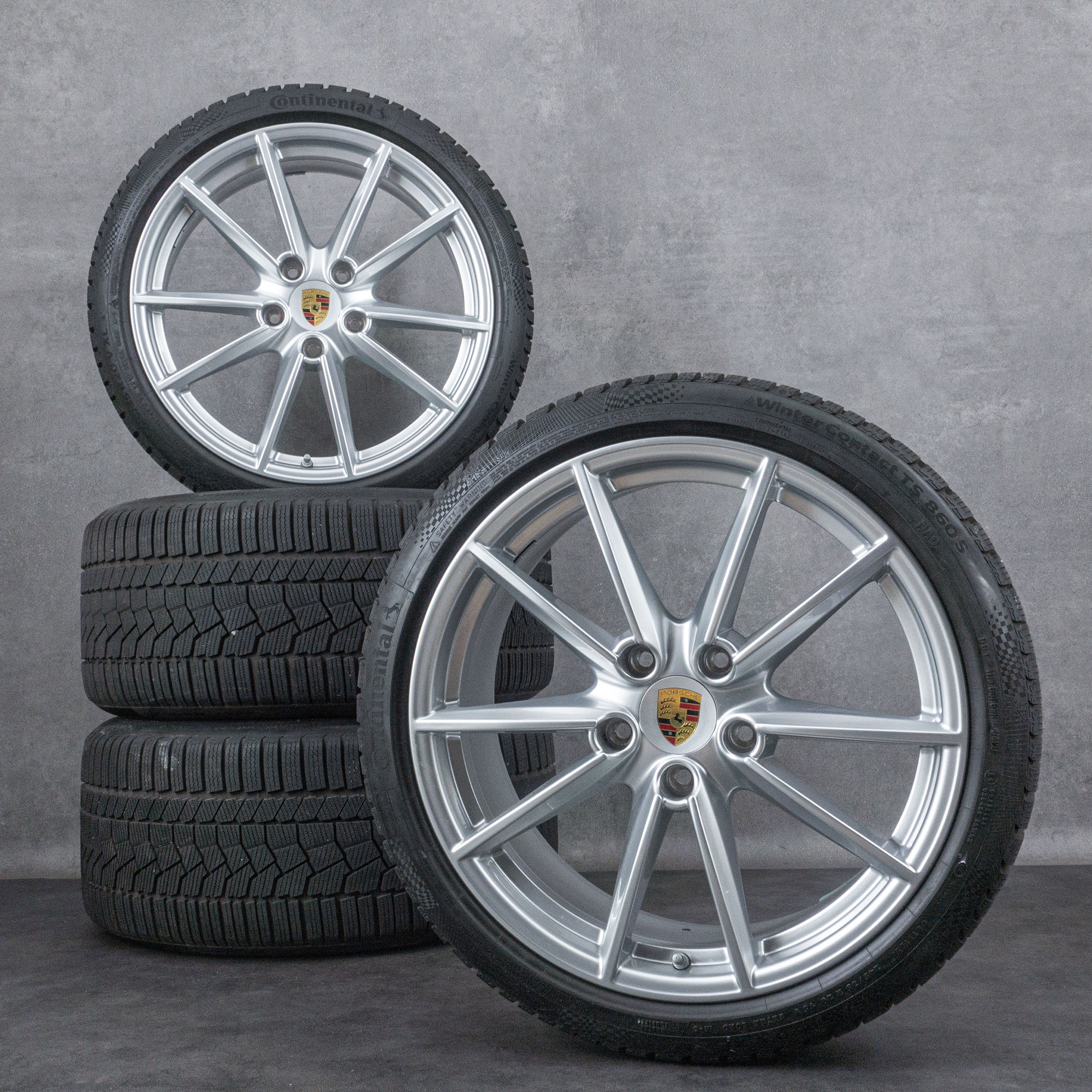 Originele Porsche 20 21 inch velgen 992 C2 C4 GTS winterwielen winterbanden