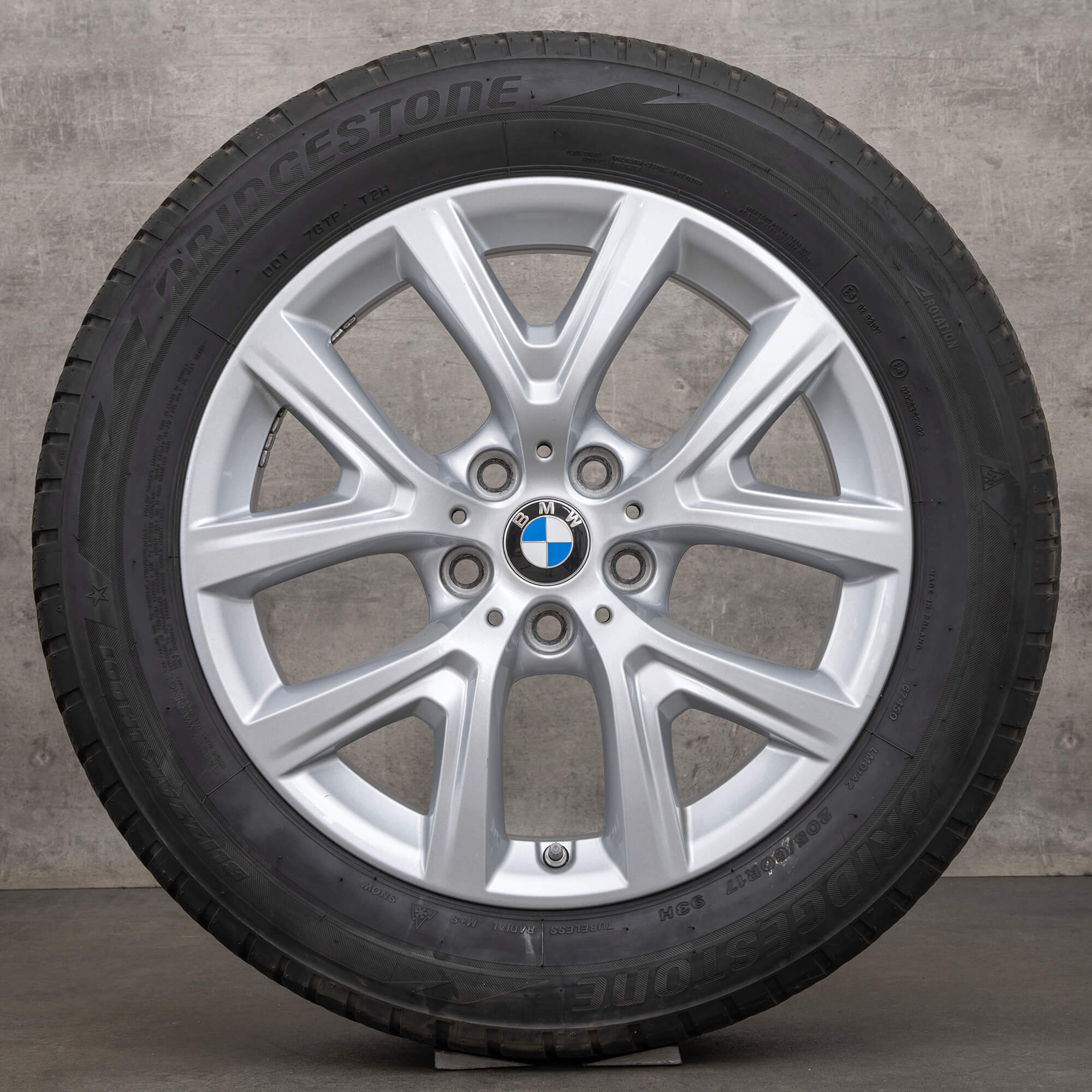BMW X1 F48 X2 F39 rodas de inverno jantes 17 polegadas pneus 6856076 Styling 450