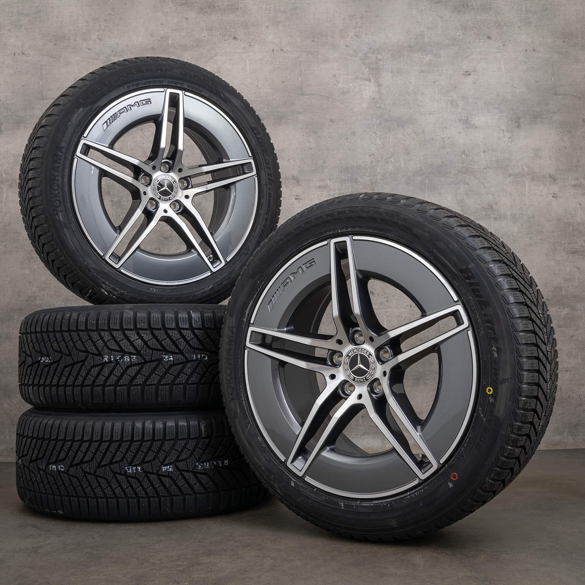 AMG Mercedes E-klasse winterbanden 19 inch W214 S214 velgen A2144010300 A2144010400 NIEUW