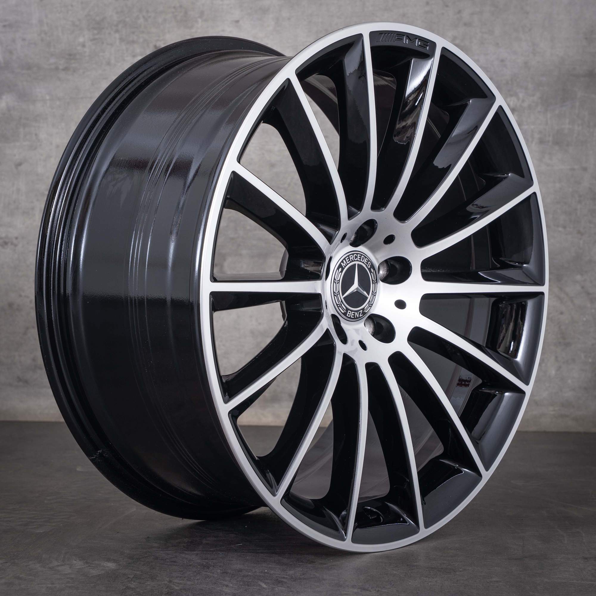Jantă originală Mercedes-Benz AMG CLS de 20 inci 257 A2574012000 cu spițe multiple diamantate NOUĂ
