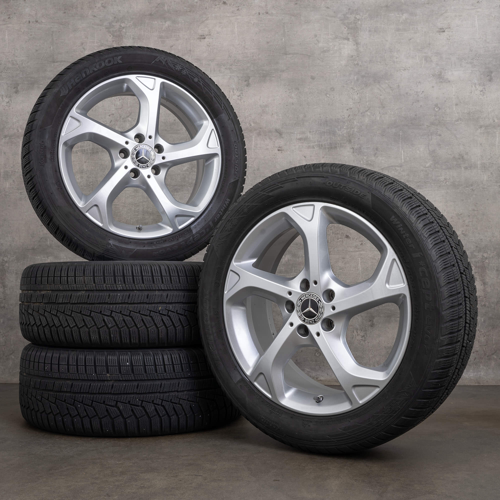 Jantes hiver d'origine Mercedes Benz GLA 18 pouces jantes X156 A1564012500 argent