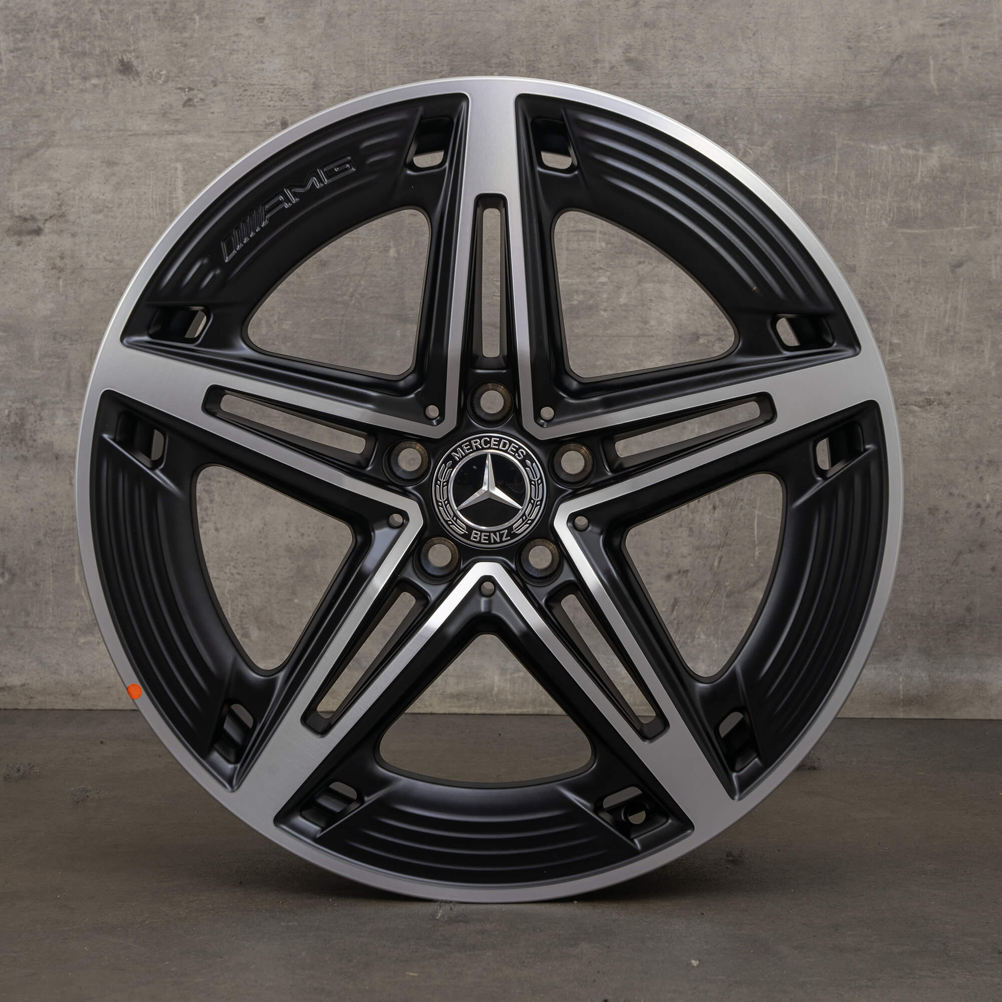 Alkuperäiset Mercedes Benz A-sarjan A35 AMG vanteet 19 tuuman W177 V177 A1774014400 musta kiillotettu UUTUUS