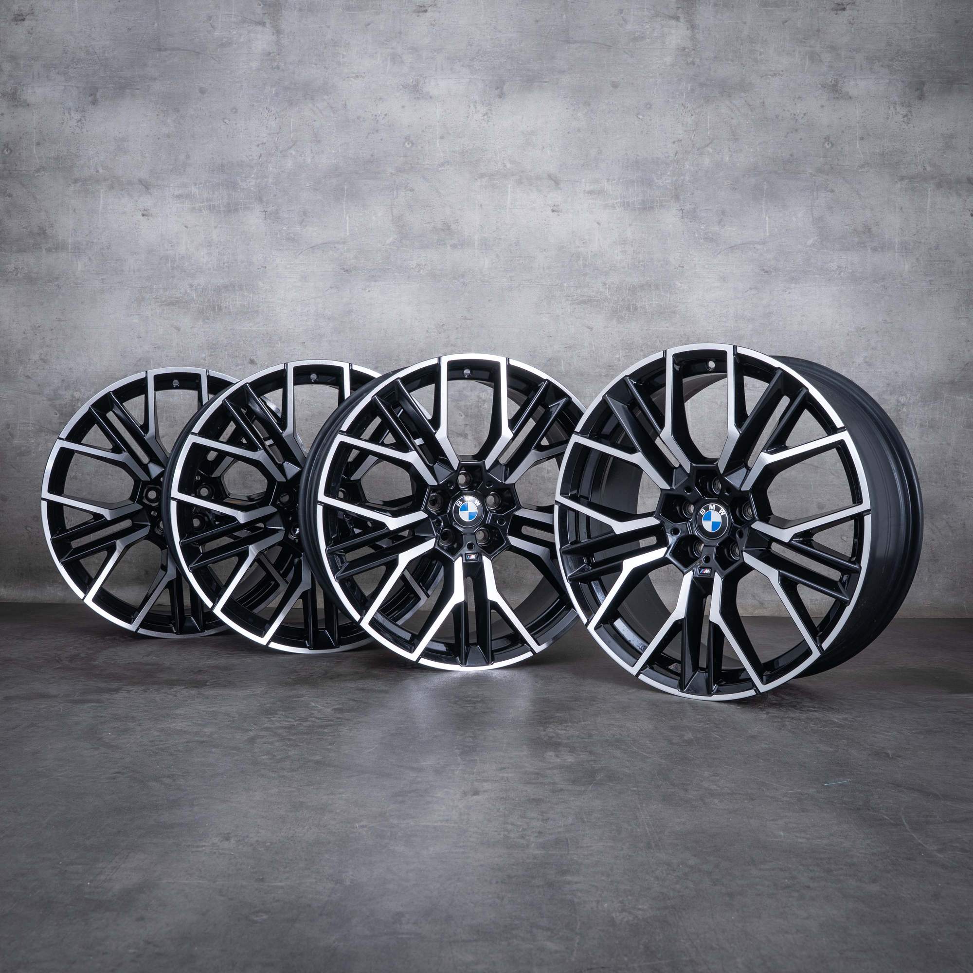 Alkuperäiset BMW 8-sarjan 20 tuuman G14 G15 G16 Styling 894 M 5A07083 5A07085 mustat kiillotetut vanteet