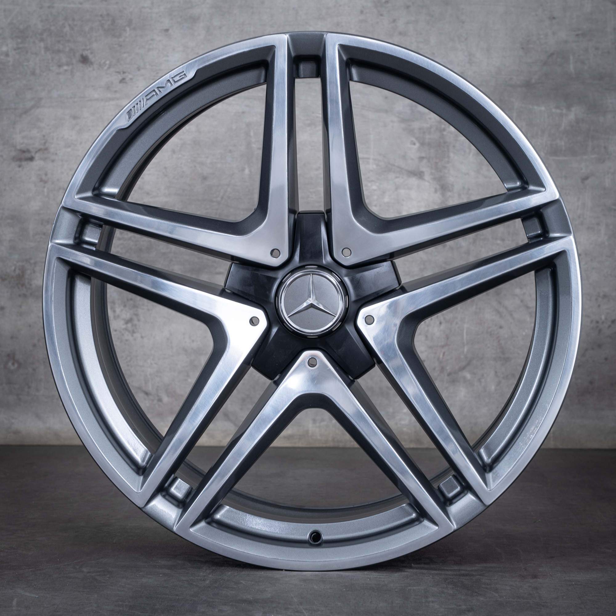 Alkuperäiset Mercedes Benz S-sarja S63 S65 AMG vanteet 20 tuuman W222 A217 C217 kesäpyörät A2224010800 A2224010900 himalajanharmaa kiillotettu