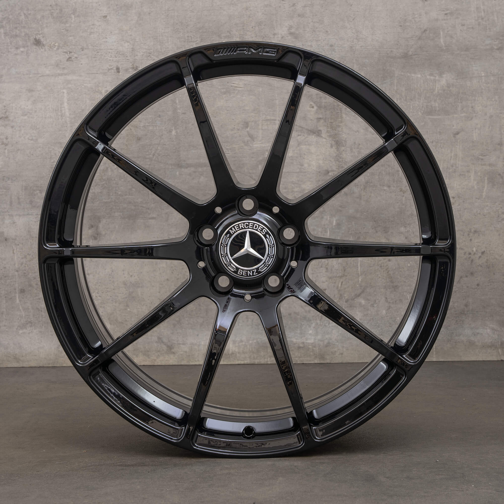 AMG Mercedes Benz C-Class W204 S204 C63 Black Series 19 inch rims black