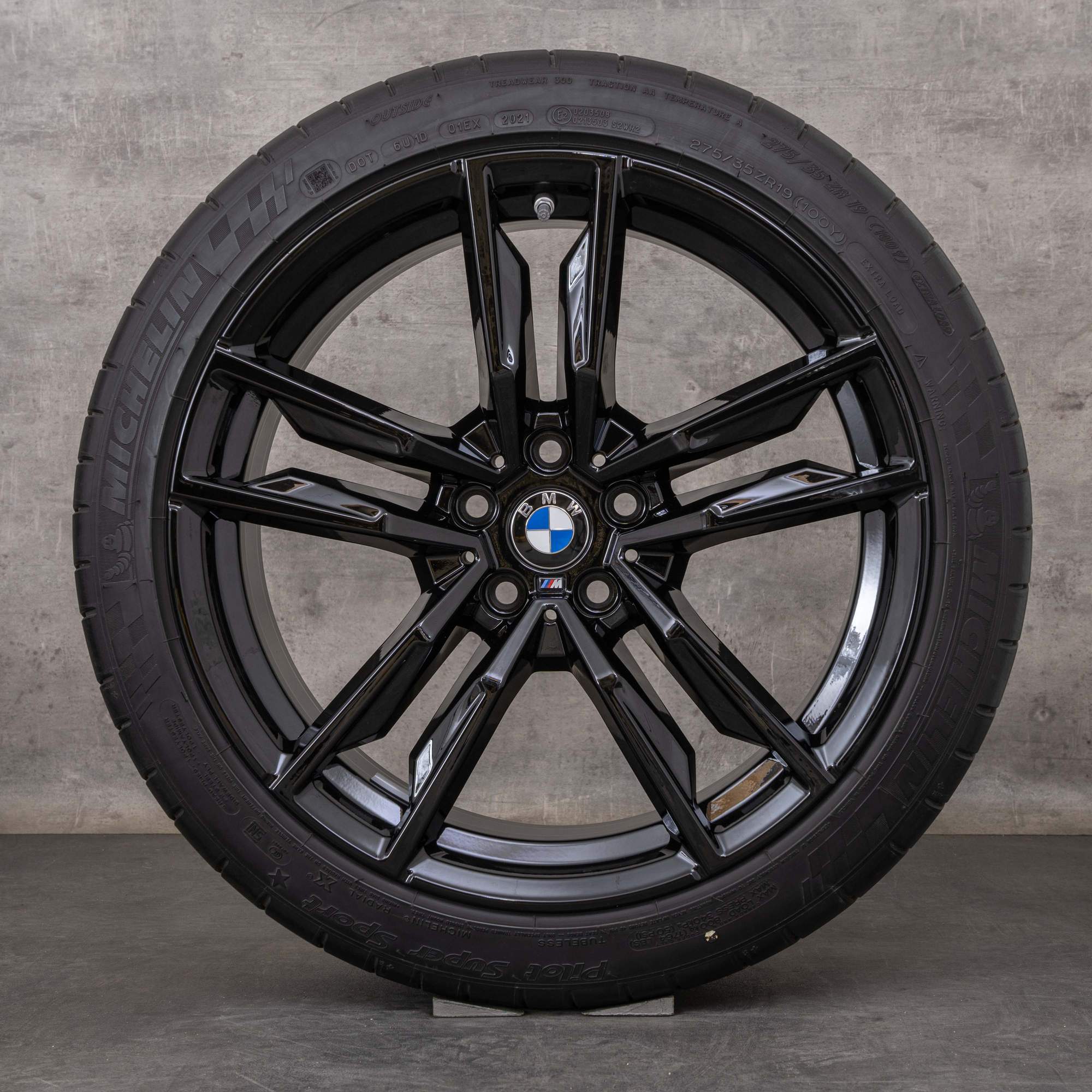Oryginał BMW Z4 felgi 19 cali G29 letnie koła stylizacja 799 M 8091763 8091764 czarny polerowane toczone