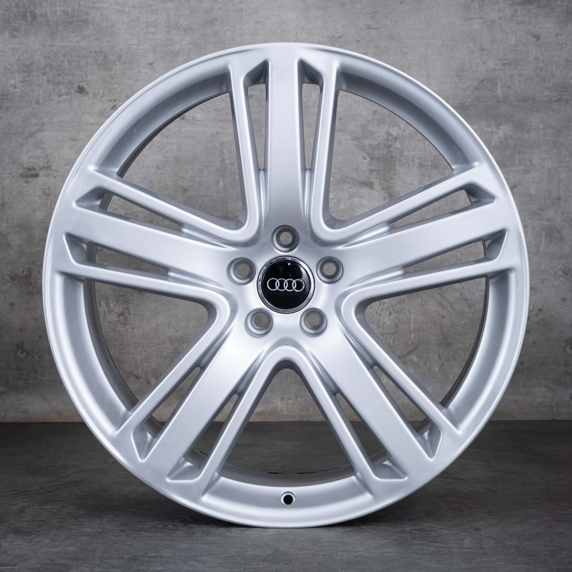 Jantes d'origine Audi A8 S8 21 pouces 4H D4 4H0601025AR argent brillant