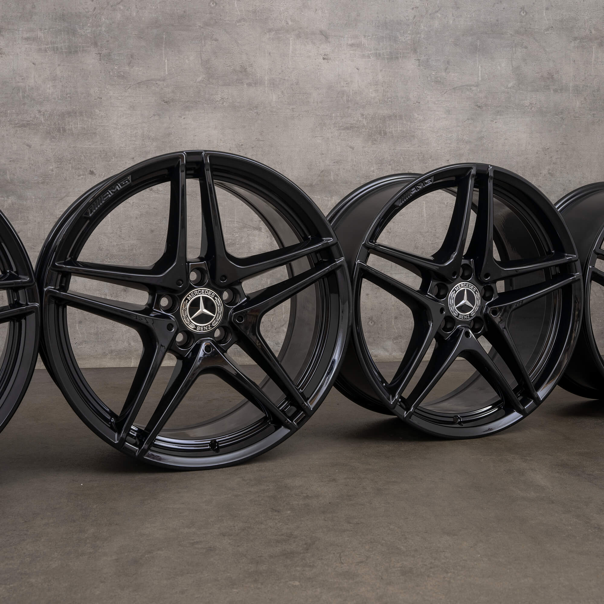 AMG Mercedes C63 C63S W205 S205 19 inch rims A2054011900 A2054012000 NEW