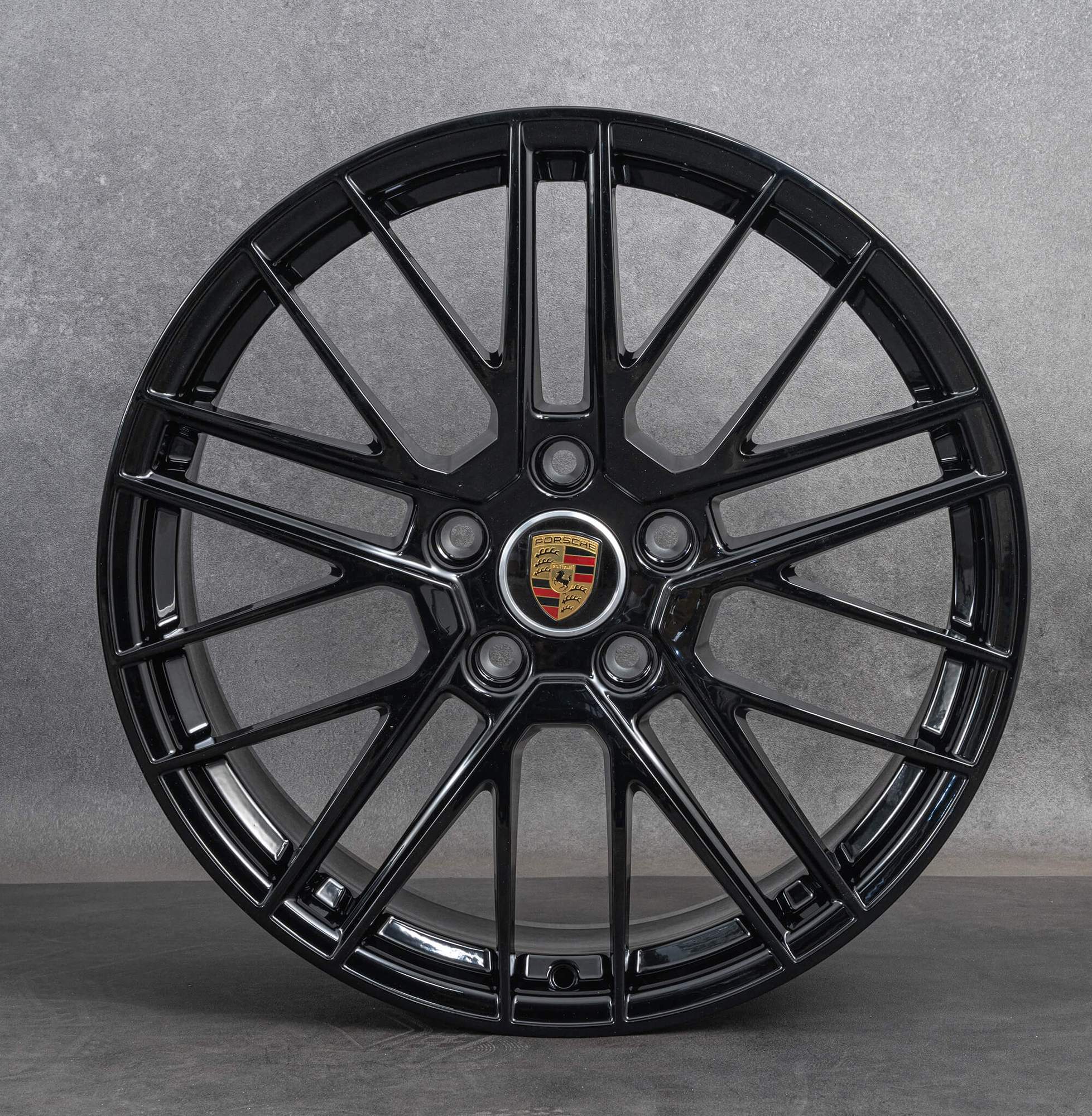 OEM Porsche rims 992 Turbo V black 20 21 inch 992601025BD 992601025N