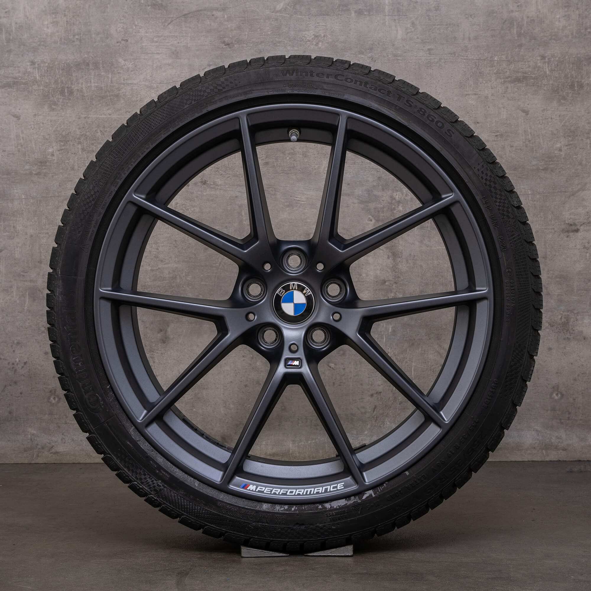 Originele BMW 2 serie 3 4 OEM winterwielen 19 inch G42 G20 G21 G22 G23 velgen 898 M 6895390 6895391 ijzergrijs