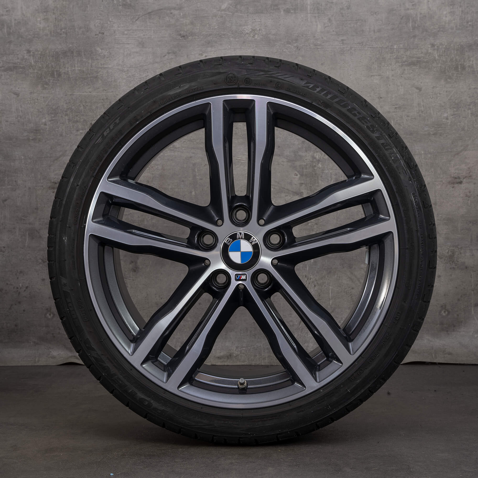 BMW 19 inch rims 3 series F30 F31 4 F32 F33 summer wheels tires 704M