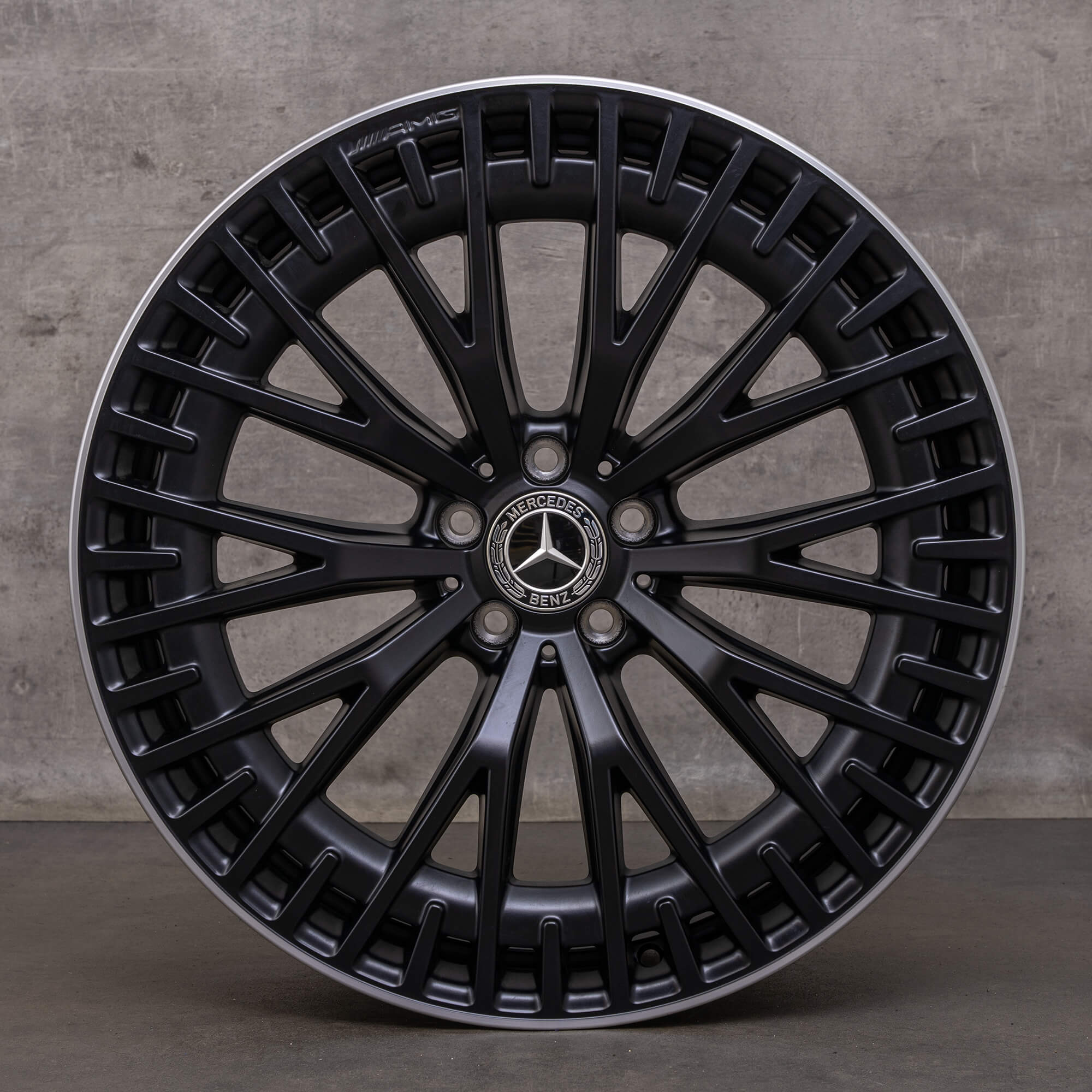 Llantas originales Mercedes Benz EQS 53 AMG 21 pulgadas V297 A2974012900 negro mate alto brillo torneado NUEVO