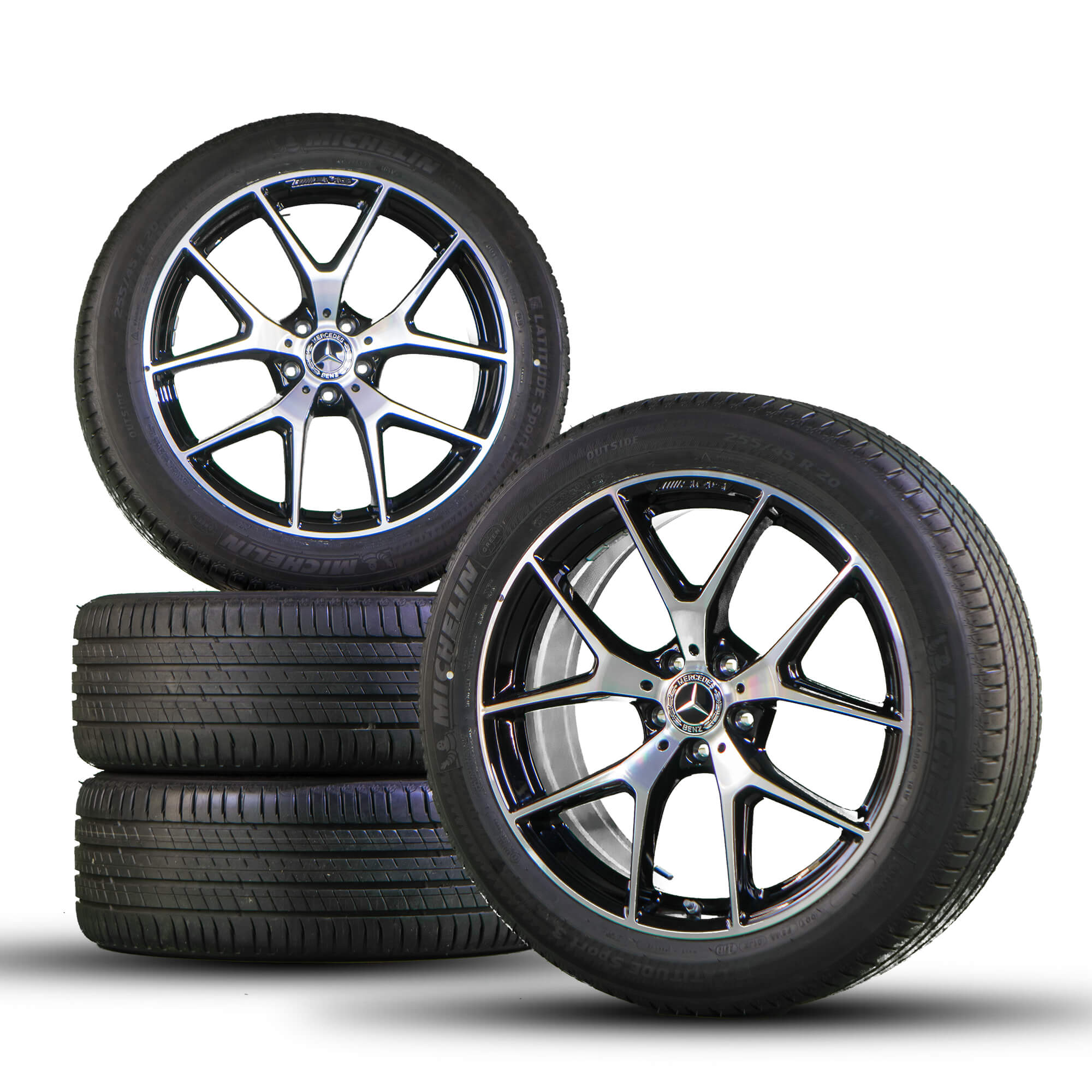 AMG 20 tommer fælge Mercedes GLC43 GLC X253 C253 sommerdæk sommerhjul NYHED
