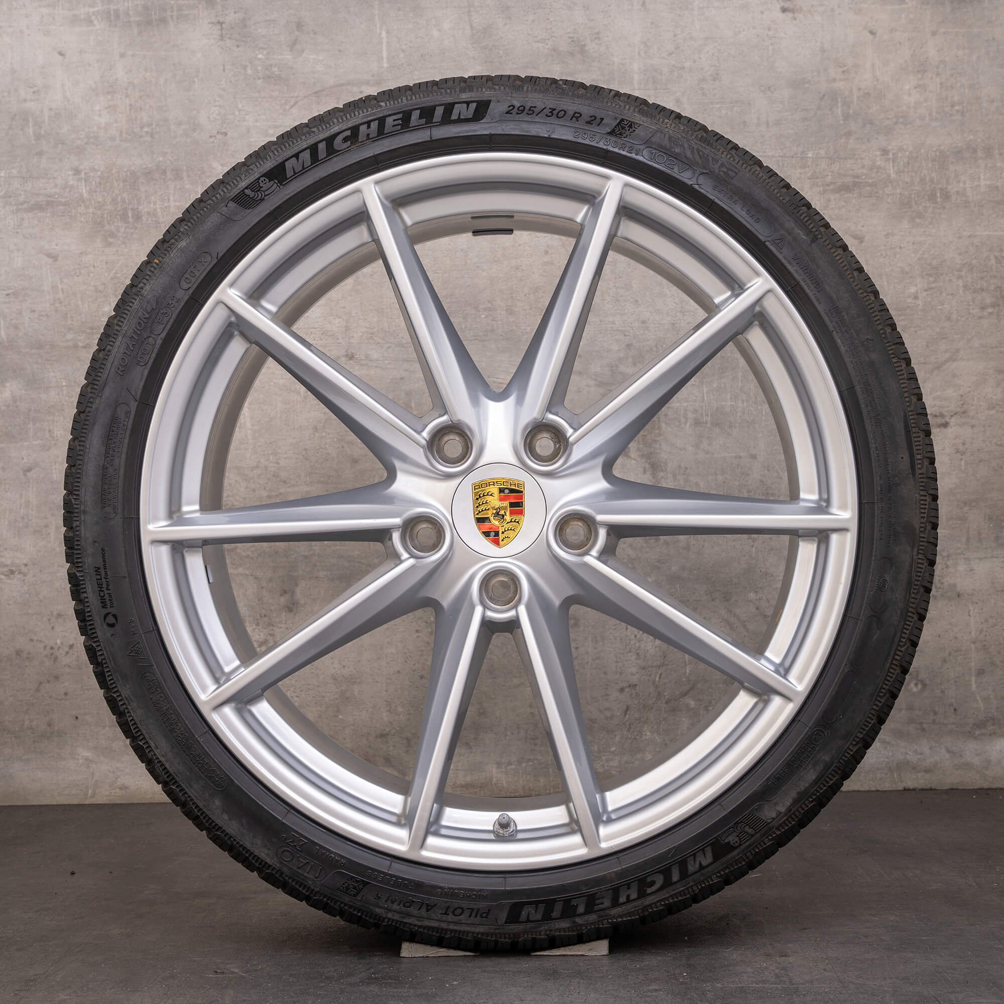 Original Porsche 911 Winterräder 20 21 Zoll 992 I Felgen 992601025C 992601025E Carrera S Rad silber glanz