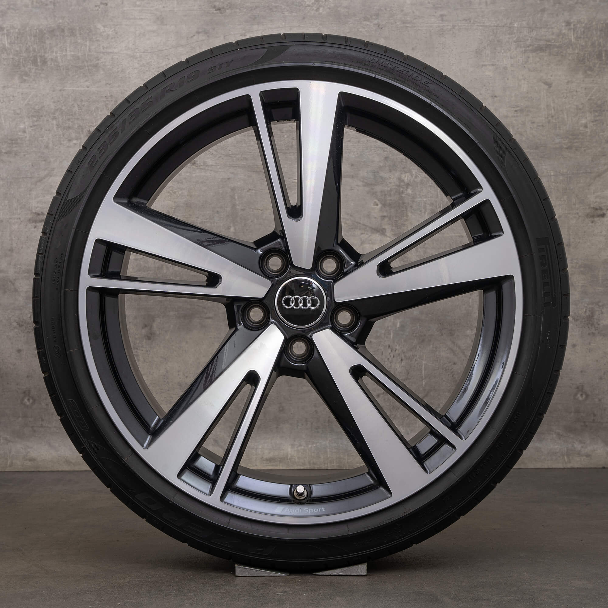 Audi RS3 8V summer wheels 19 inch rims tires 8V0601025FN 8V0601025FK