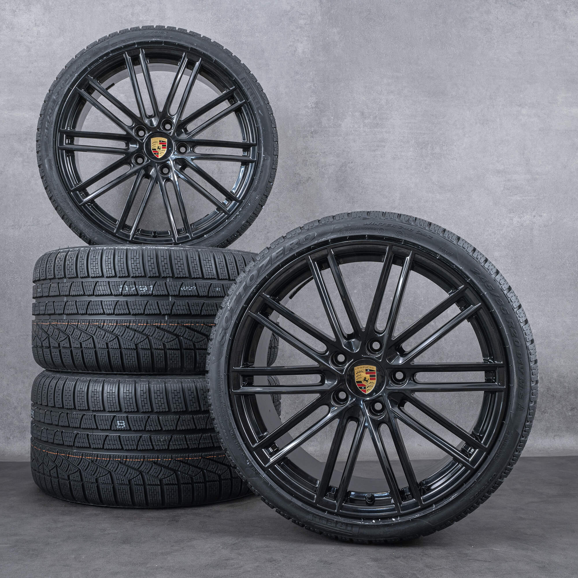 Original Porsche 20 Zoll 991 II Felgen Winterräder Turbo IV Winterreifen NEU